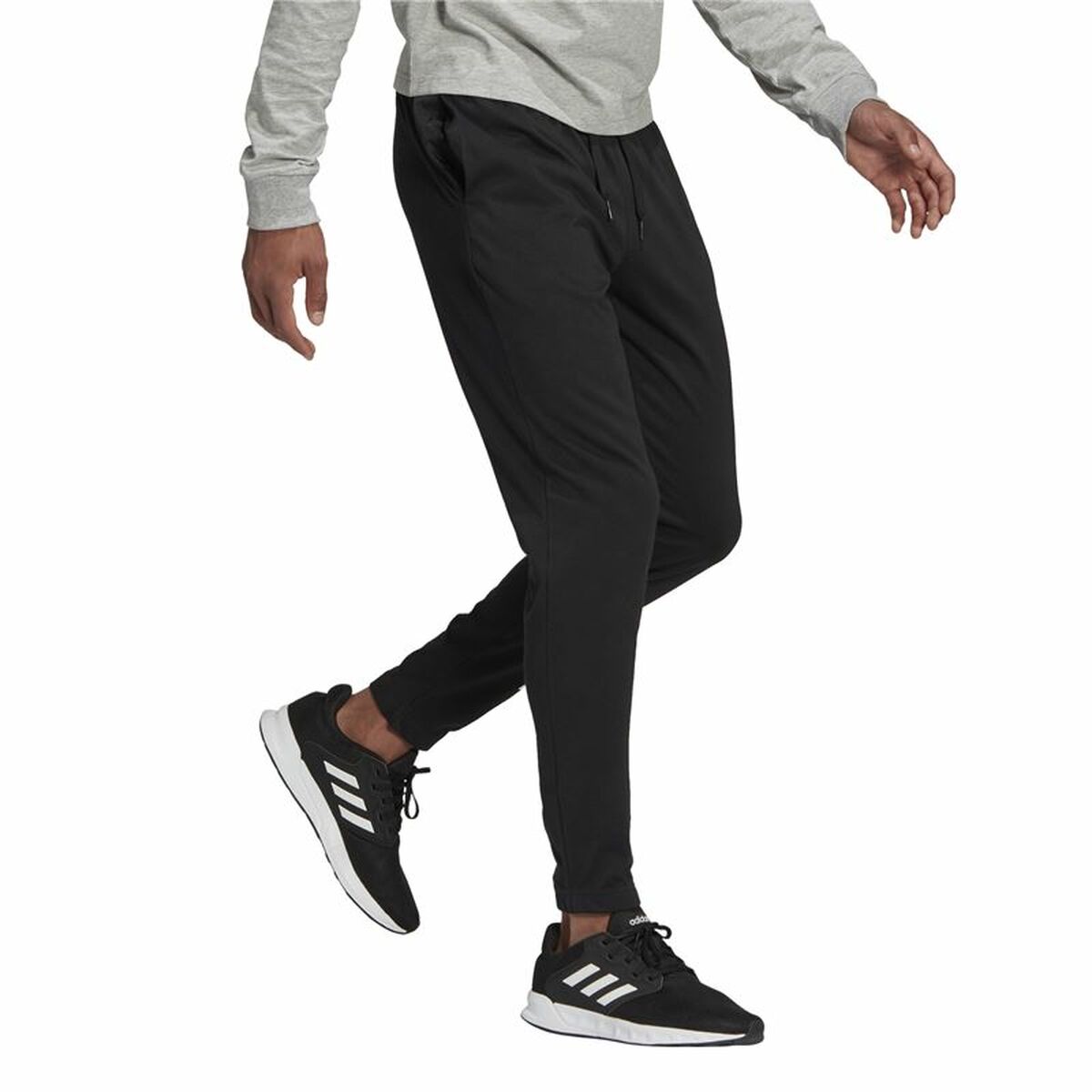 Byxor för vuxna Adidas Essentials  Svart - 4