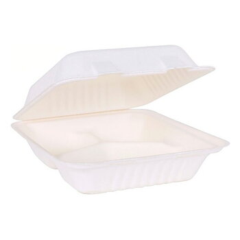 Set med matbrickor Viejo Valle Vit 22,5 x 20,5 x 7,7 cm Lunchlåda 3 Fack