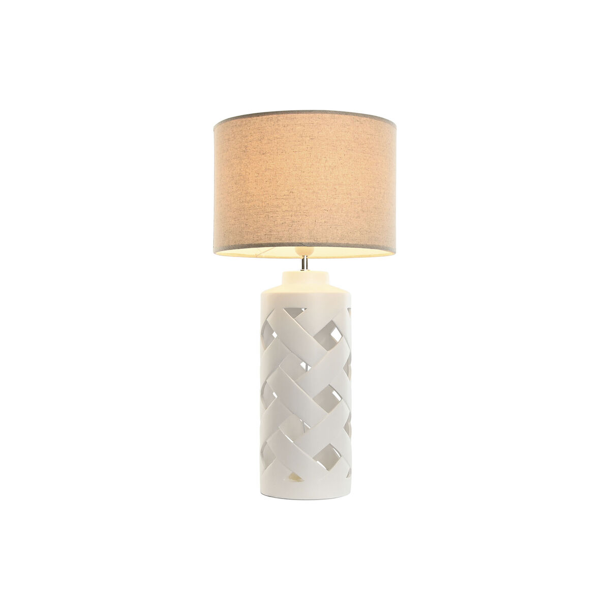 Bordslampa Home ESPRIT Vit 220 W 60 V 35 x 35 x 70 cm - 5