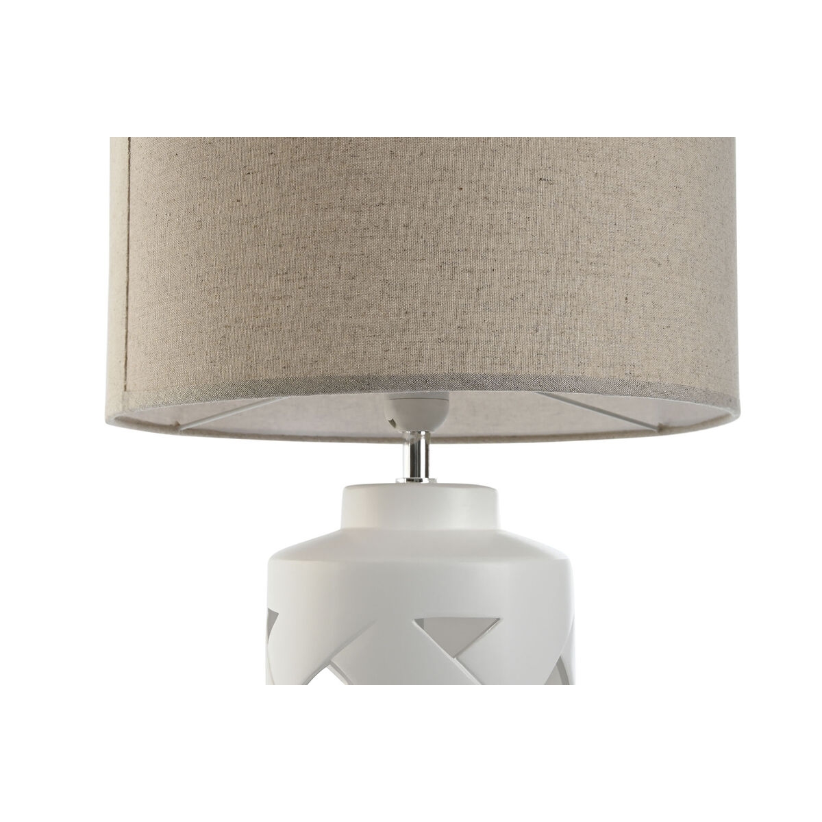 Bordslampa Home ESPRIT Vit 220 W 60 V 35 x 35 x 70 cm - 2
