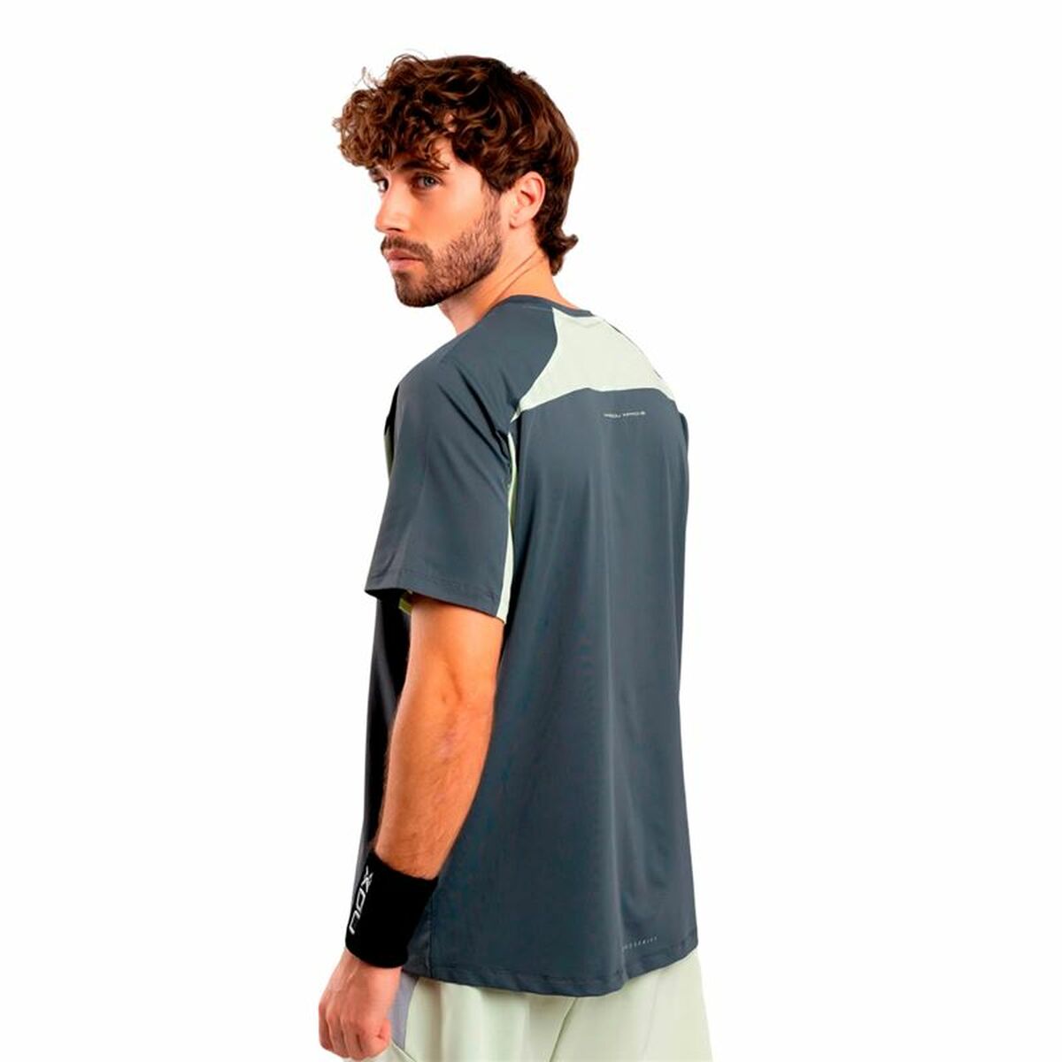 T-shirt med kortärm Herr Nox Pro Charcoal Ljusgrå - 2