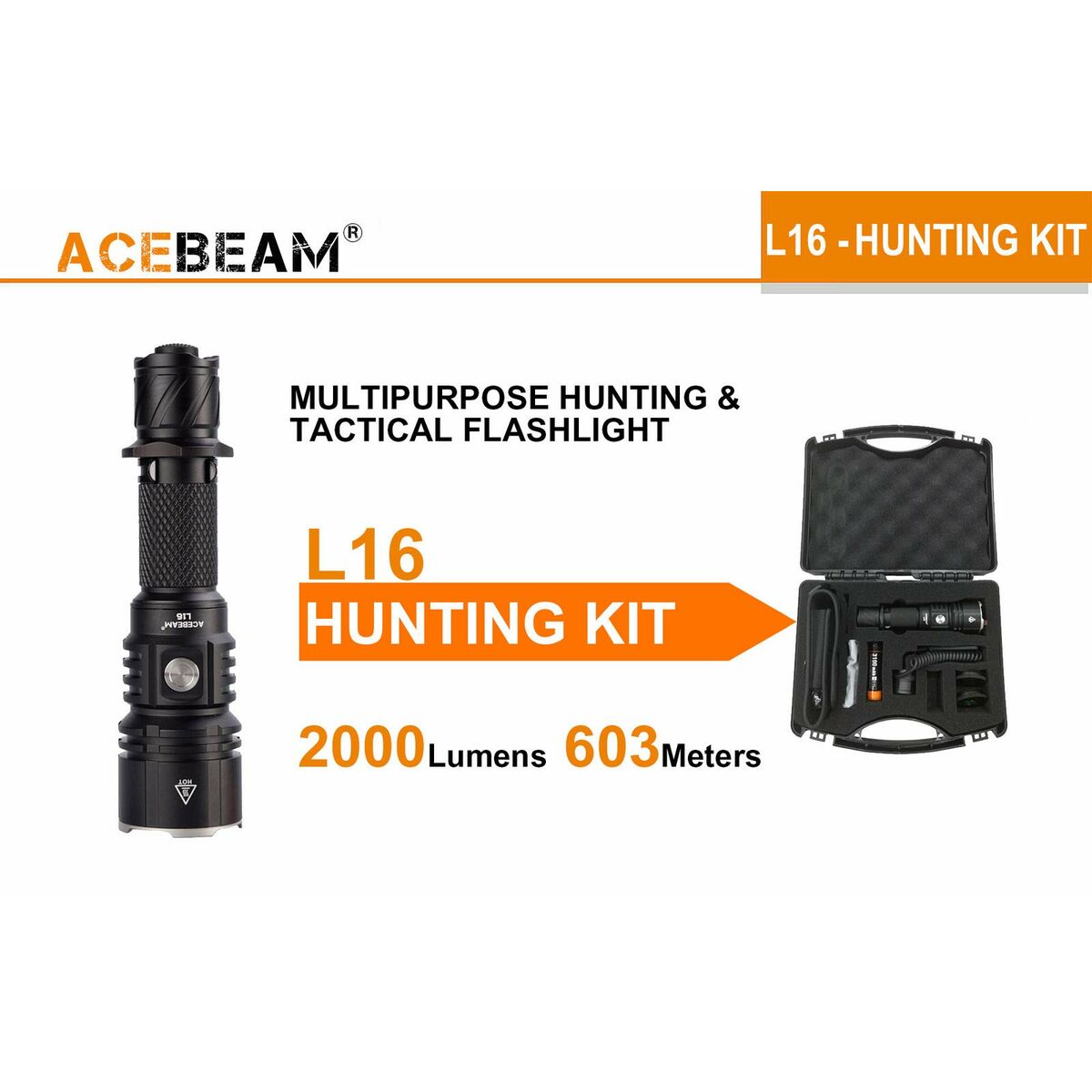 Ficklampa Acebeam L19 2.0 OSRAM GREEN - 2