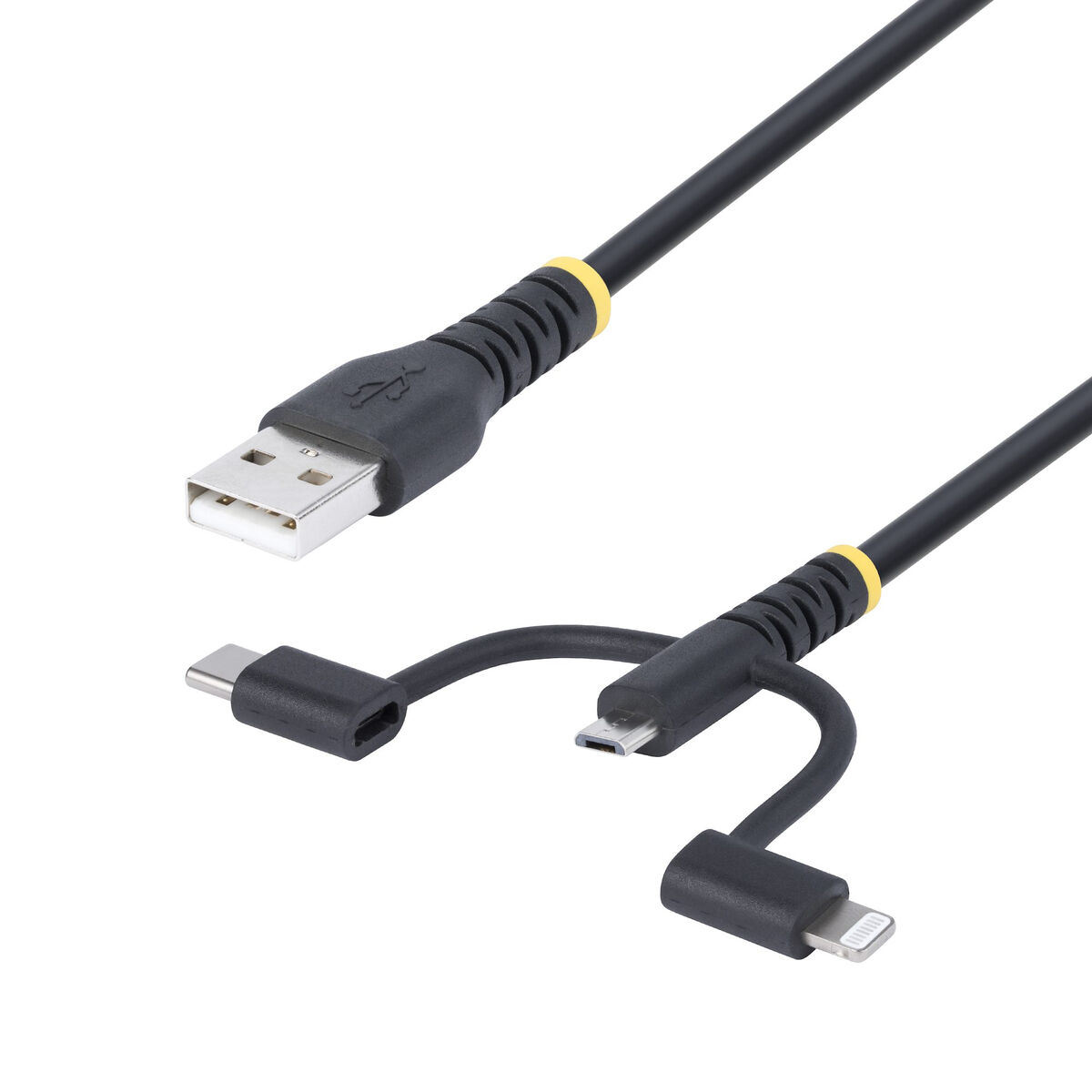 USB-kabel Startech RLTCUB1MBK Svart 1 m