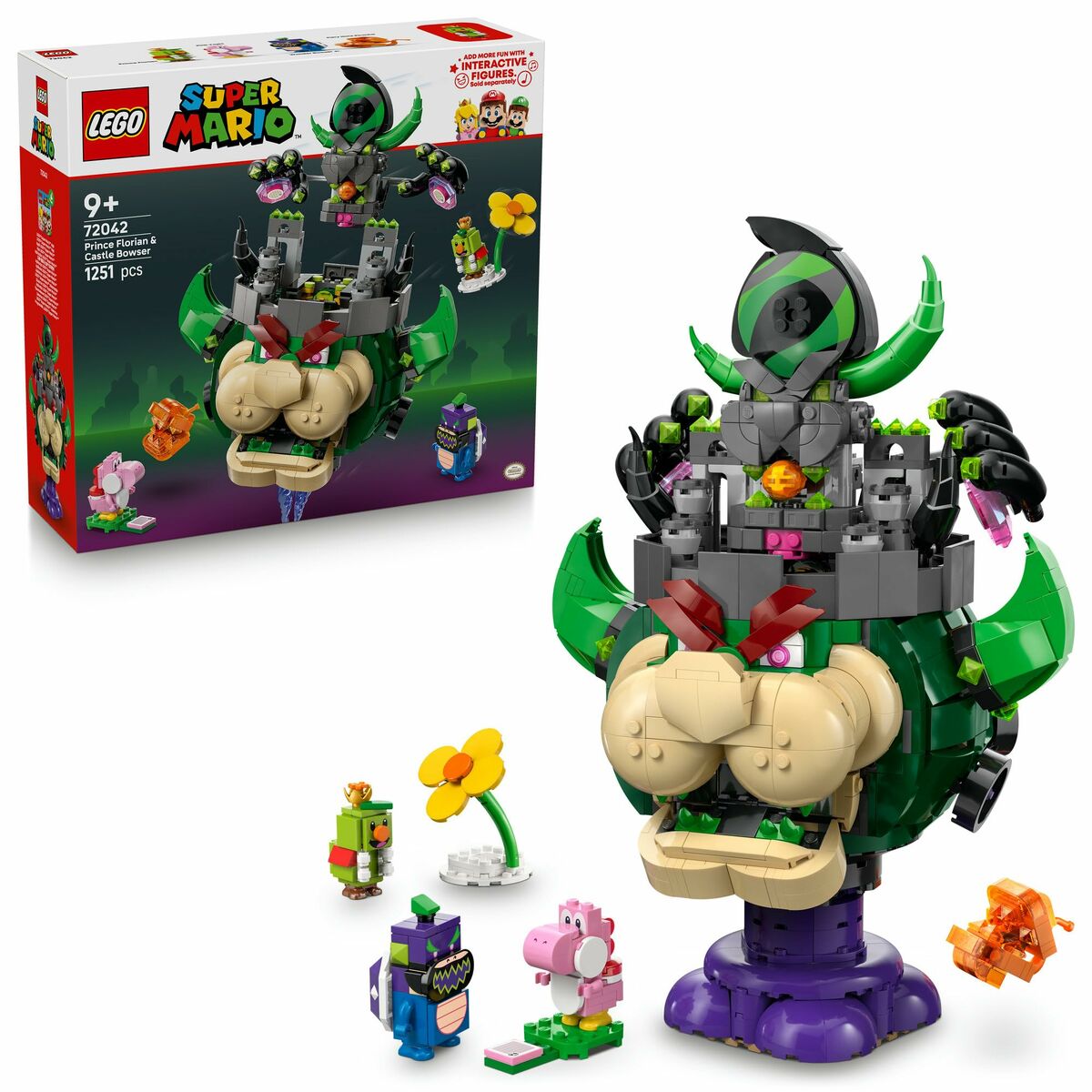 Byggsats Lego 72042 Prince Florian and Castle Bowser 1251 Delar - 2