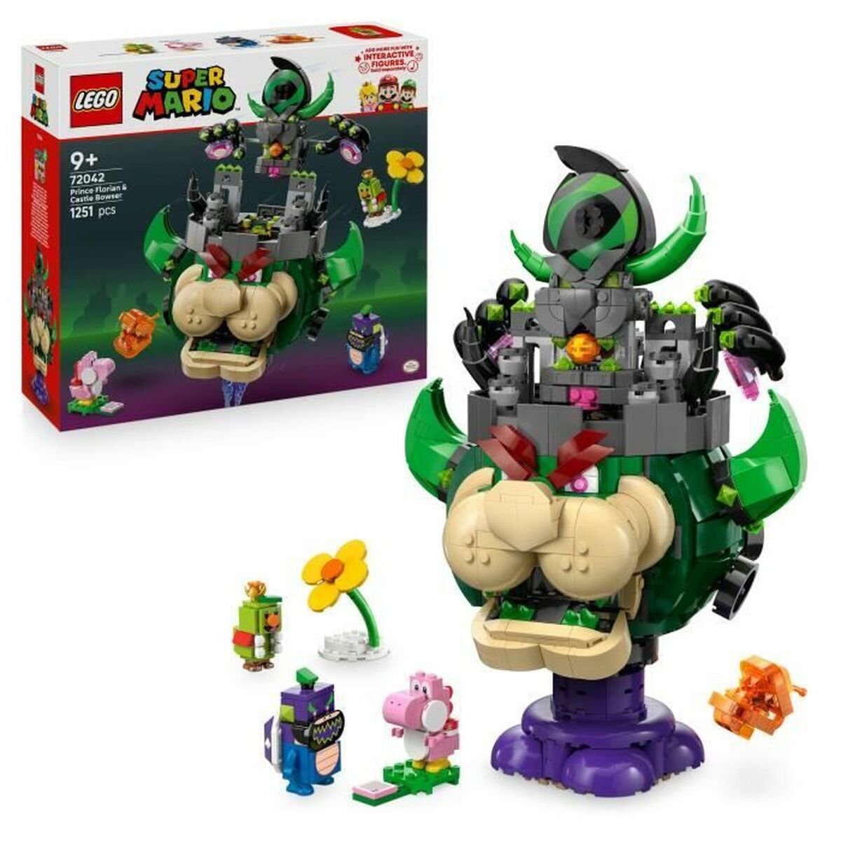 Byggsats Lego 72042 Prince Florian and Castle Bowser 1251 Delar