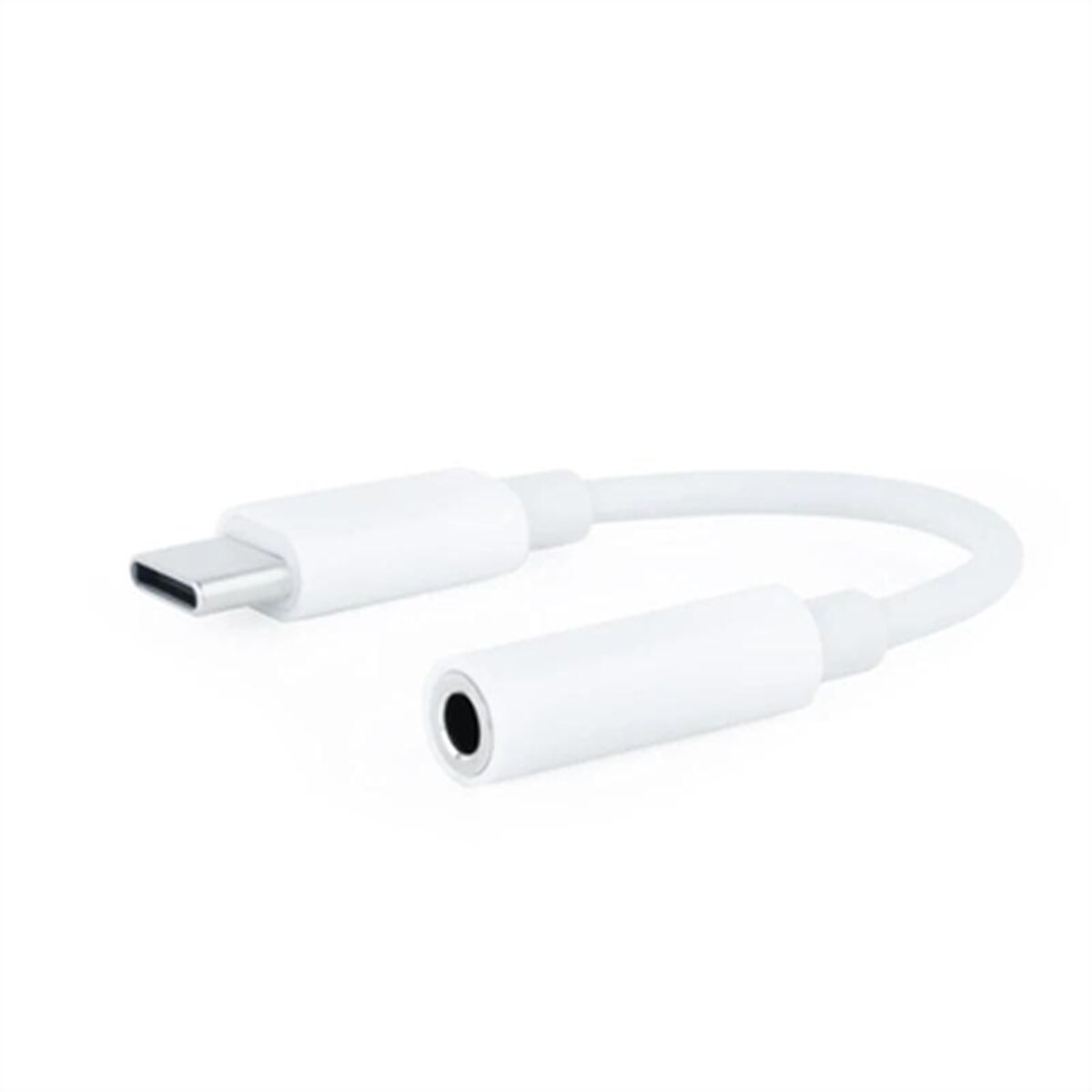 USB-C till Jack 3.5 mm Adapter NANOCABLE 10.24.1205-W Vit (1 antal)