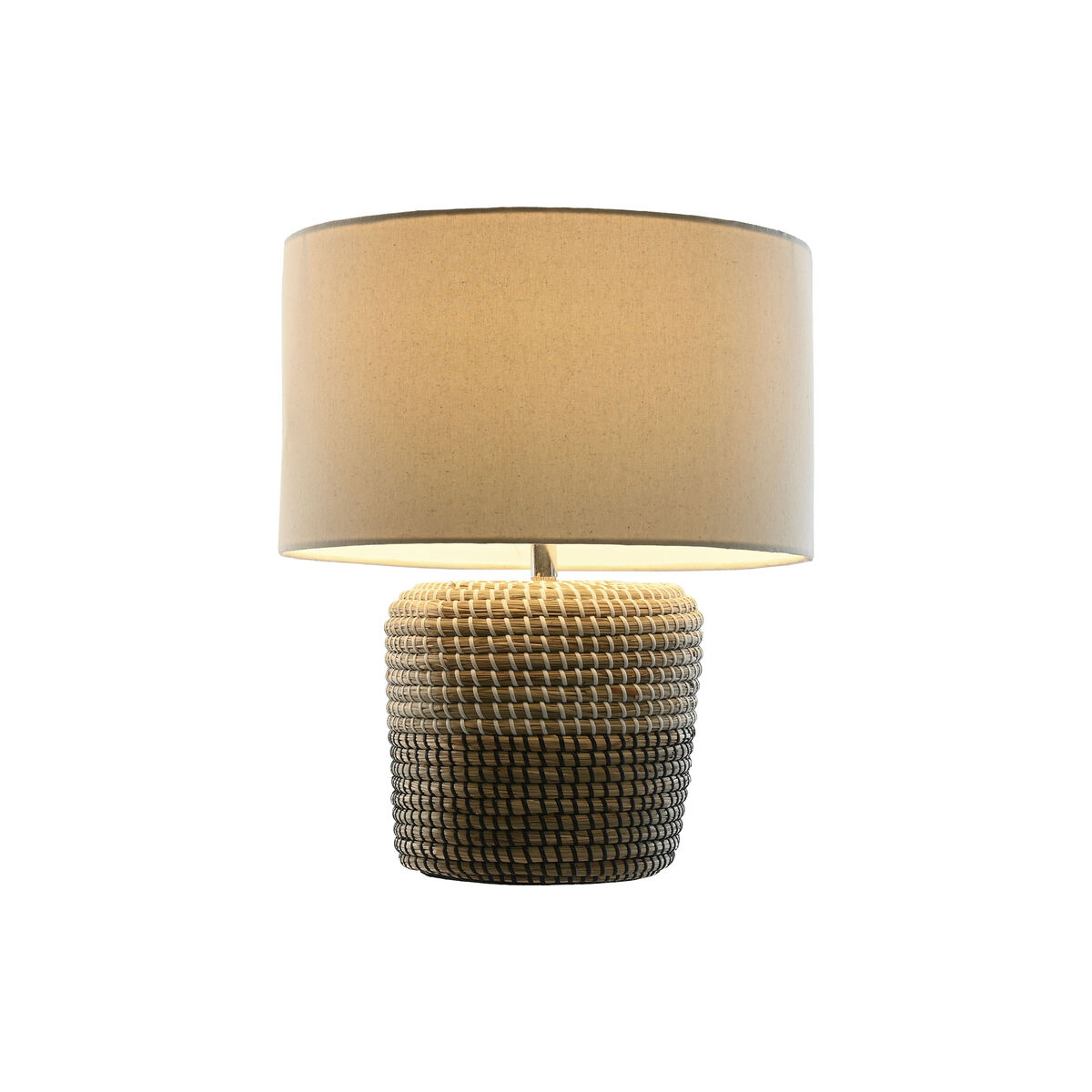 Bordslampa Home ESPRIT Vit Brun 50 W 220 V 38 x 38 x 47 cm - 3