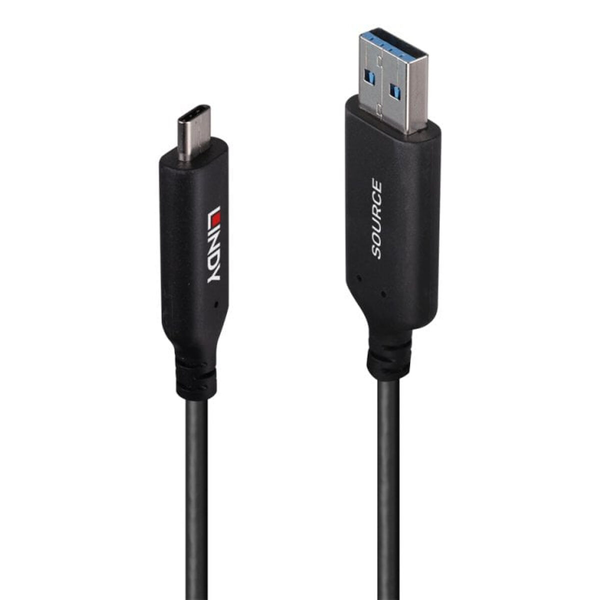 USB-kabel LINDY 43395 Svart