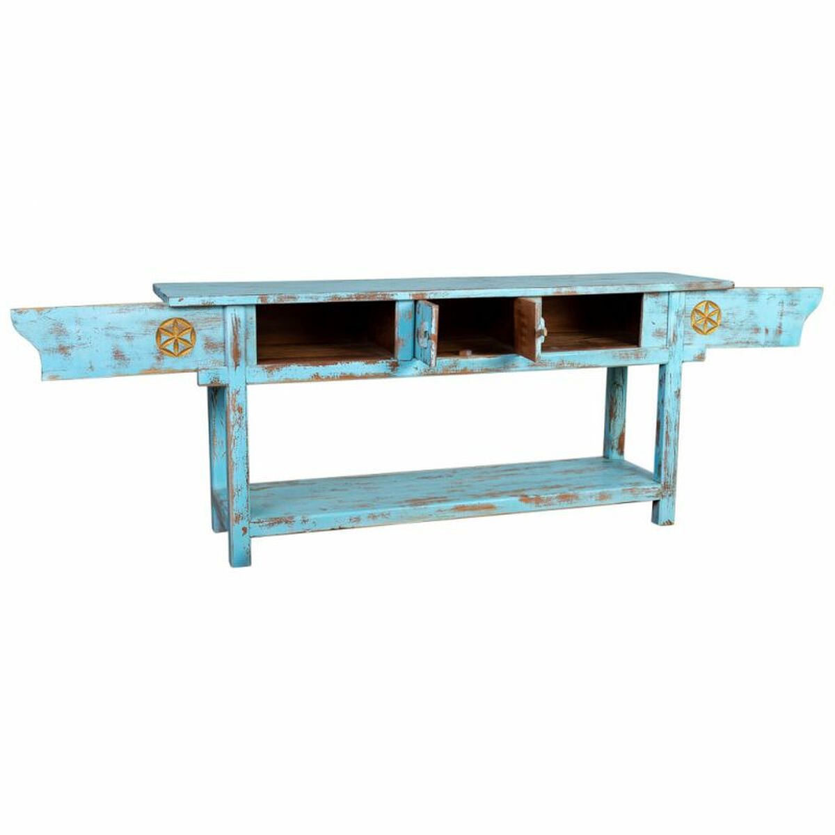 Hallmöbel med lådor Alexandra House Living Blå 45 x 80 x 181 cm - 6