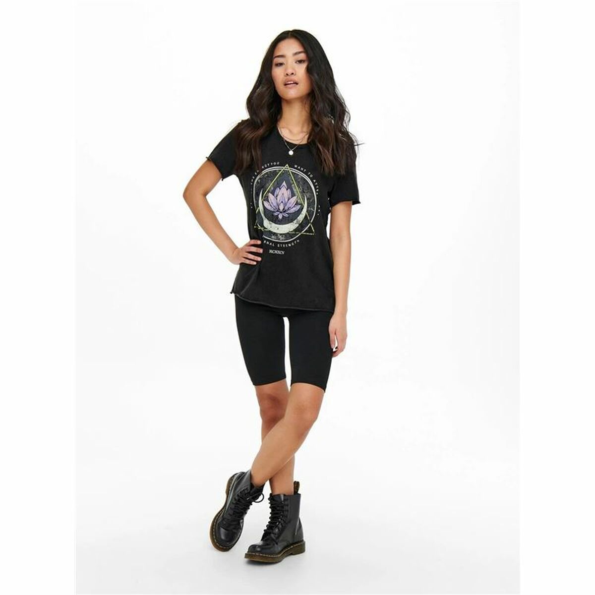 T-shirt med kortärm Dam Only lucy - 5