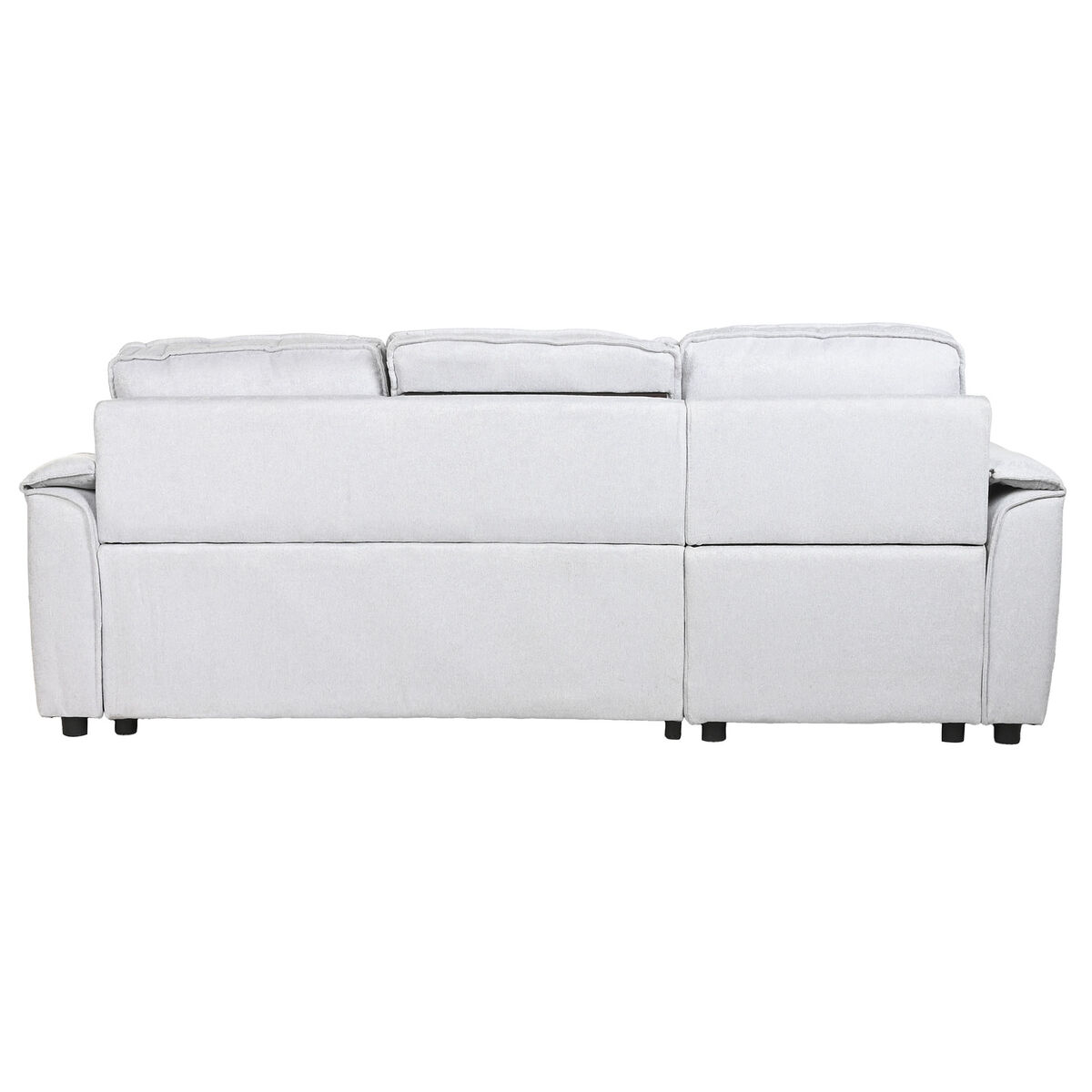 Bäddsoffa Home ESPRIT Ljusgrå Modern 220 x 153 x 88 cm - 2