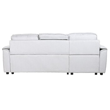 Bäddsoffa Home ESPRIT Ljusgrå Modern 220 x 153 x 88 cm