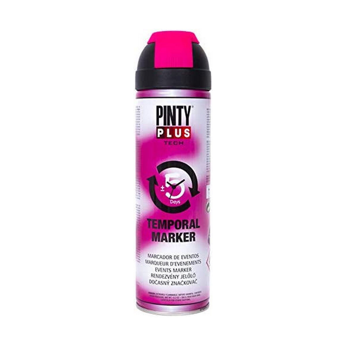 Sprejfärg Pintyplus Tech T184 Årstidsbaserad 500 ml Cerise - 3