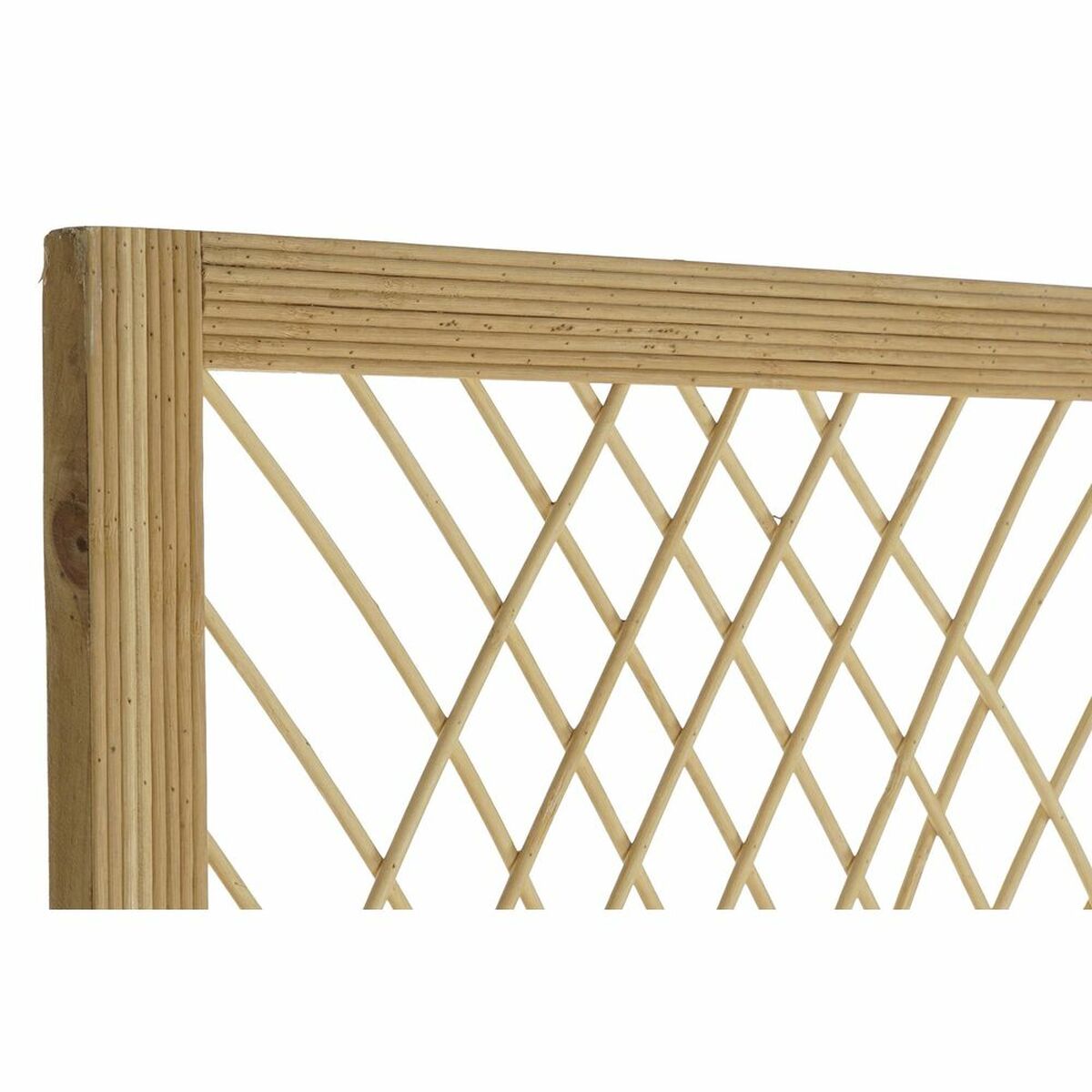 Skärm DKD Home Decor 136 x 2,5 x 180 cm Metall Bambu 30 x 40 cm - 2