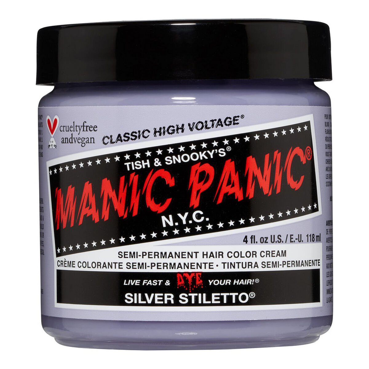 Permanent färg Classic Manic Panic ?612600110067 Silver Stiletto (118 ml)