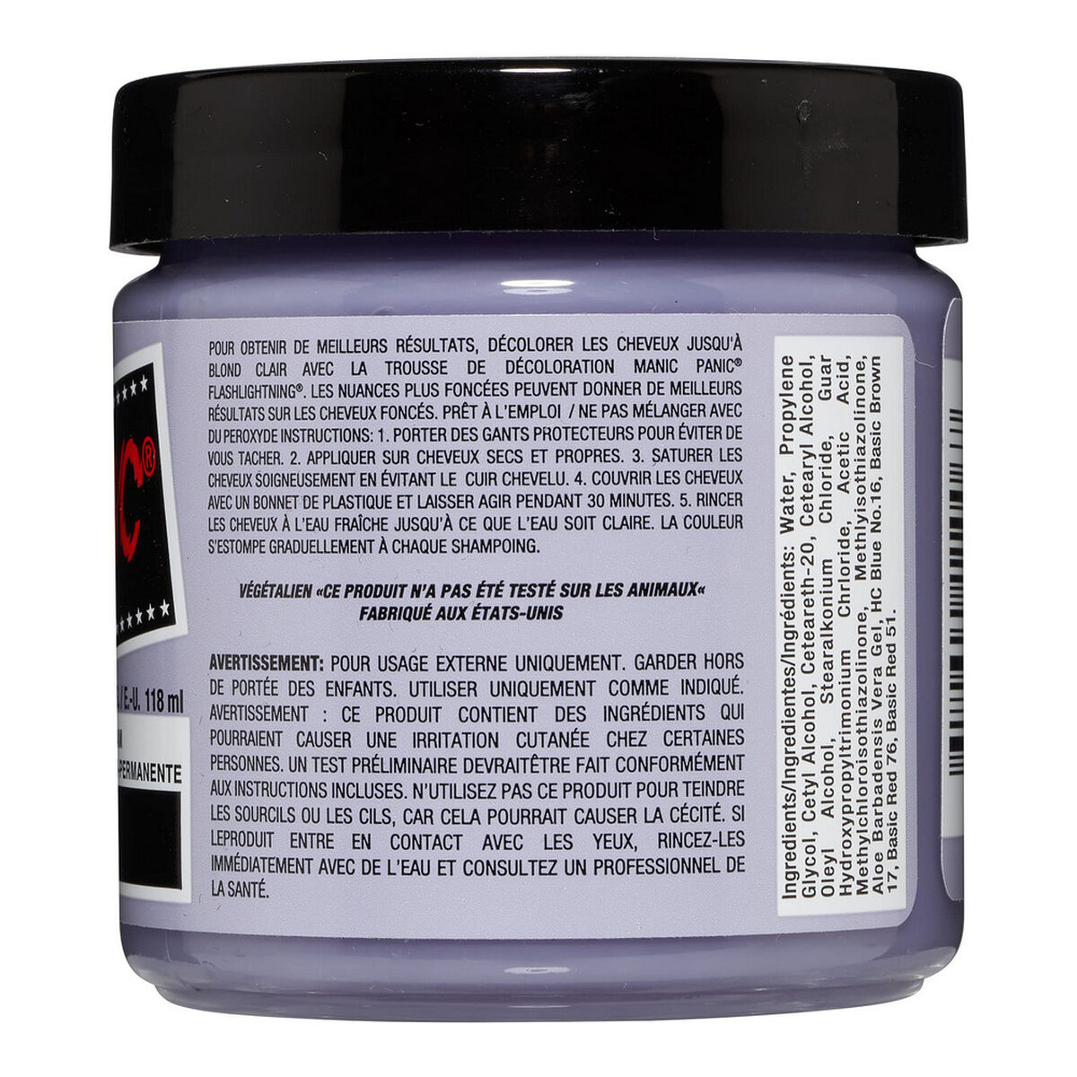 Permanent färg Classic Manic Panic ?612600110067 Silver Stiletto (118 ml) - 2