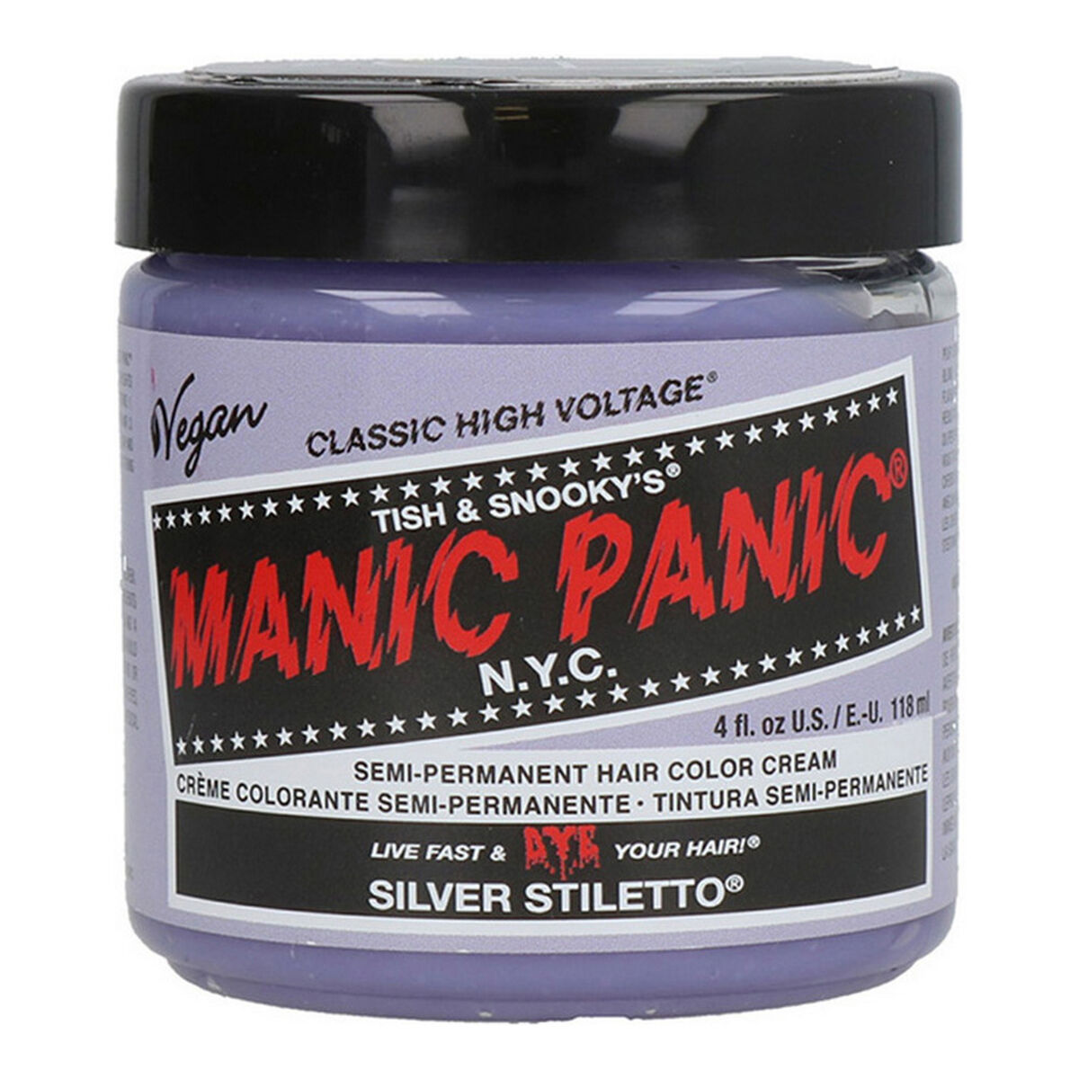 Permanent färg Classic Manic Panic ?612600110067 Silver Stiletto (118 ml) - 6