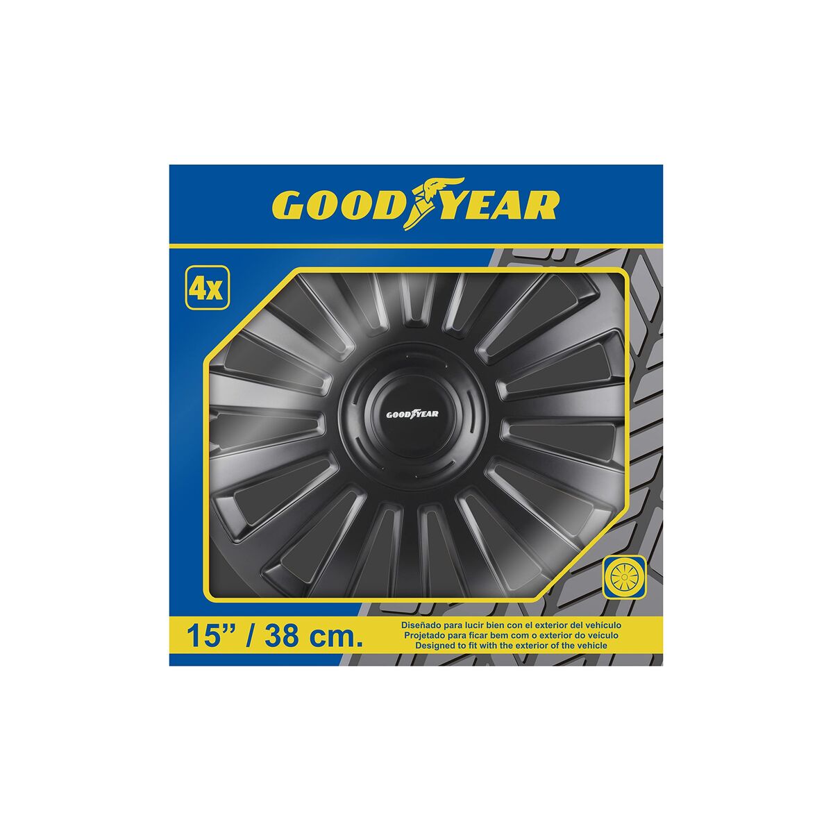 Navkapsel Goodyear MELBOURNE 15" Svart - 11