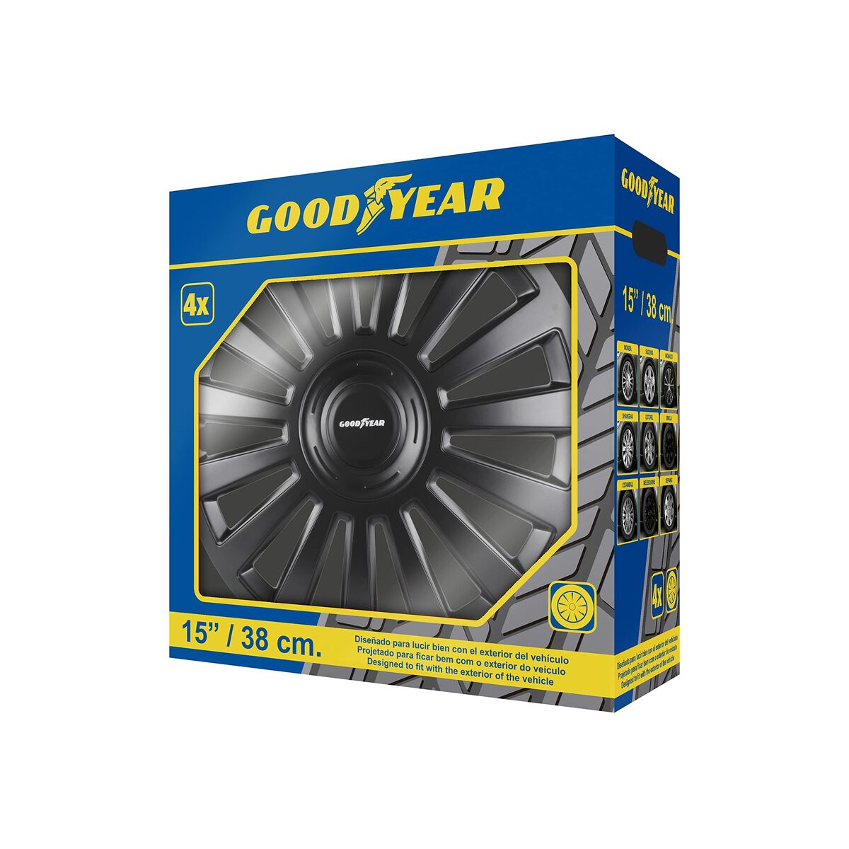 Navkapsel Goodyear MELBOURNE 15" Svart - 4