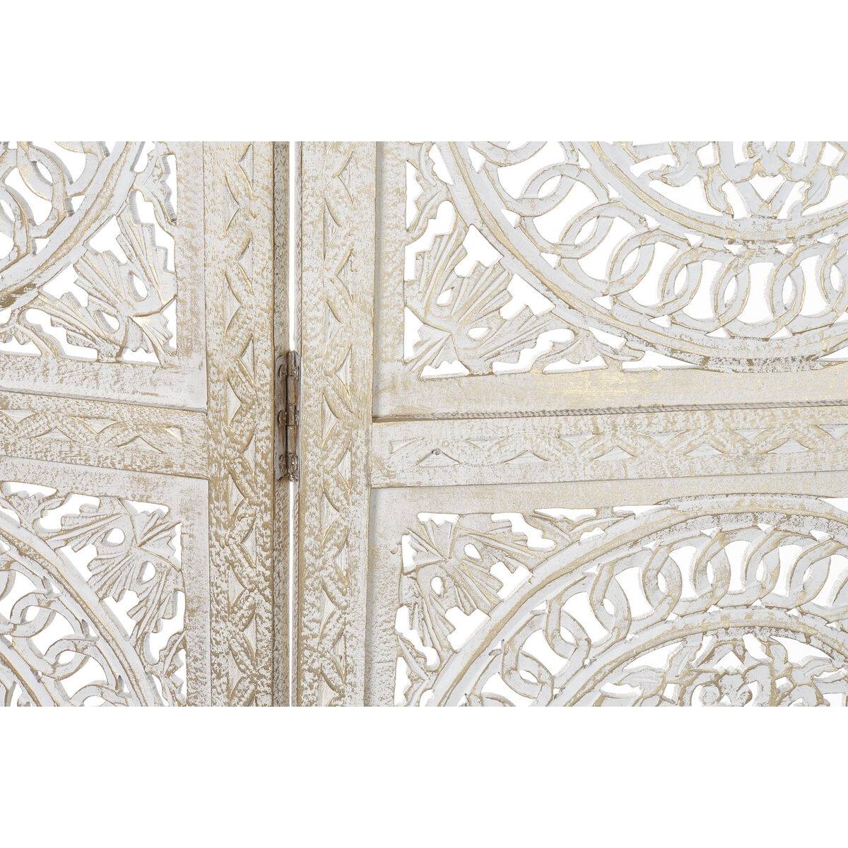 Skärm DKD Home Decor 8424001850112 Trä Mangoträ Trä MDF 153 x 2 x 182 cm - 3