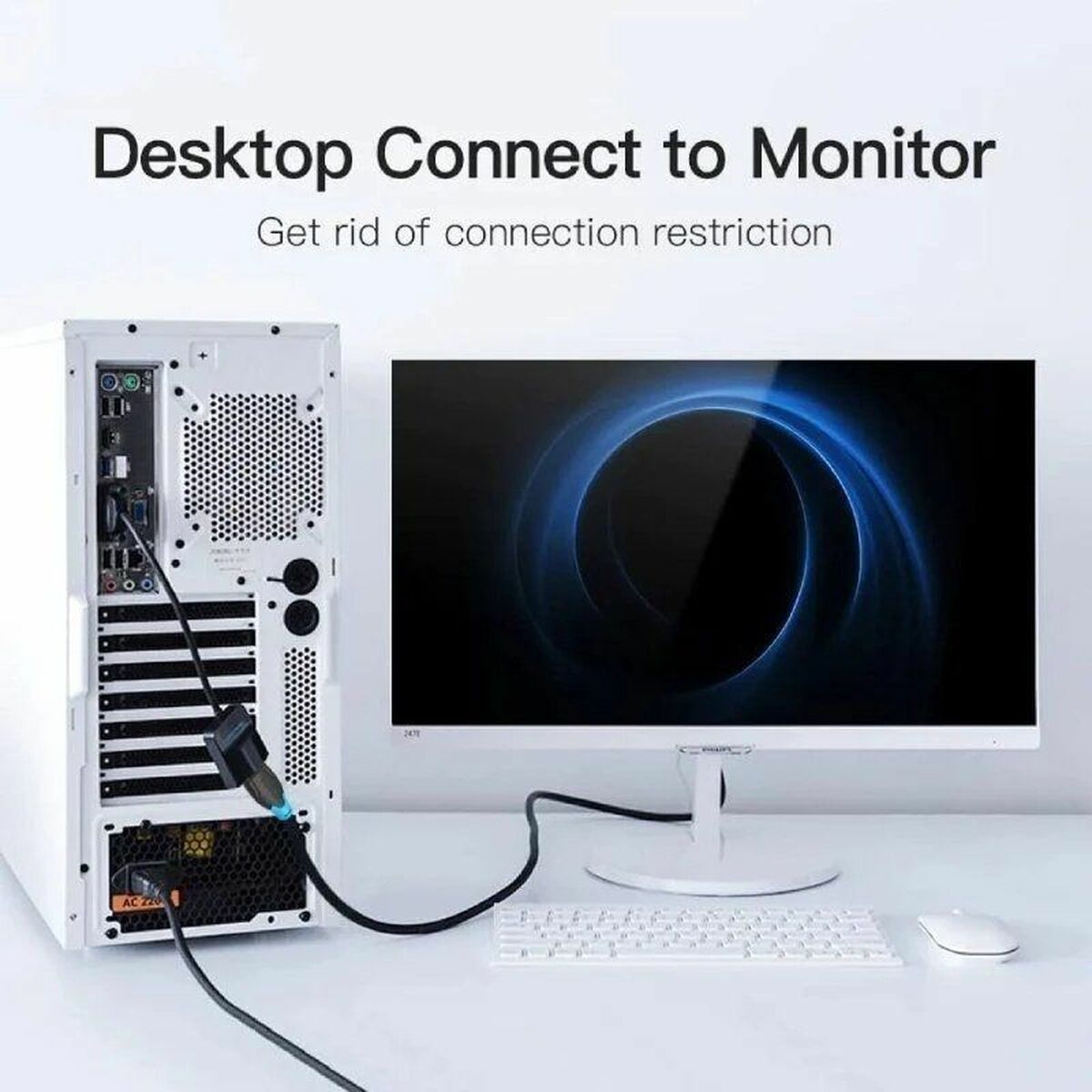 VGA till HDMI Adapter Vention ACNBF - 2