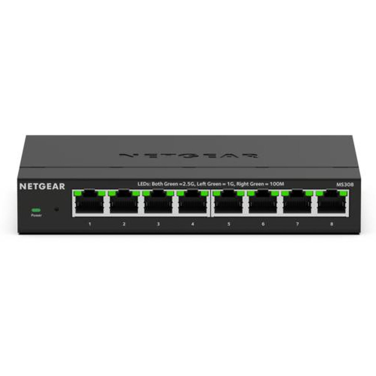 Skrivbords omkopplare Netgear MS308E-100EUS Svart - 4