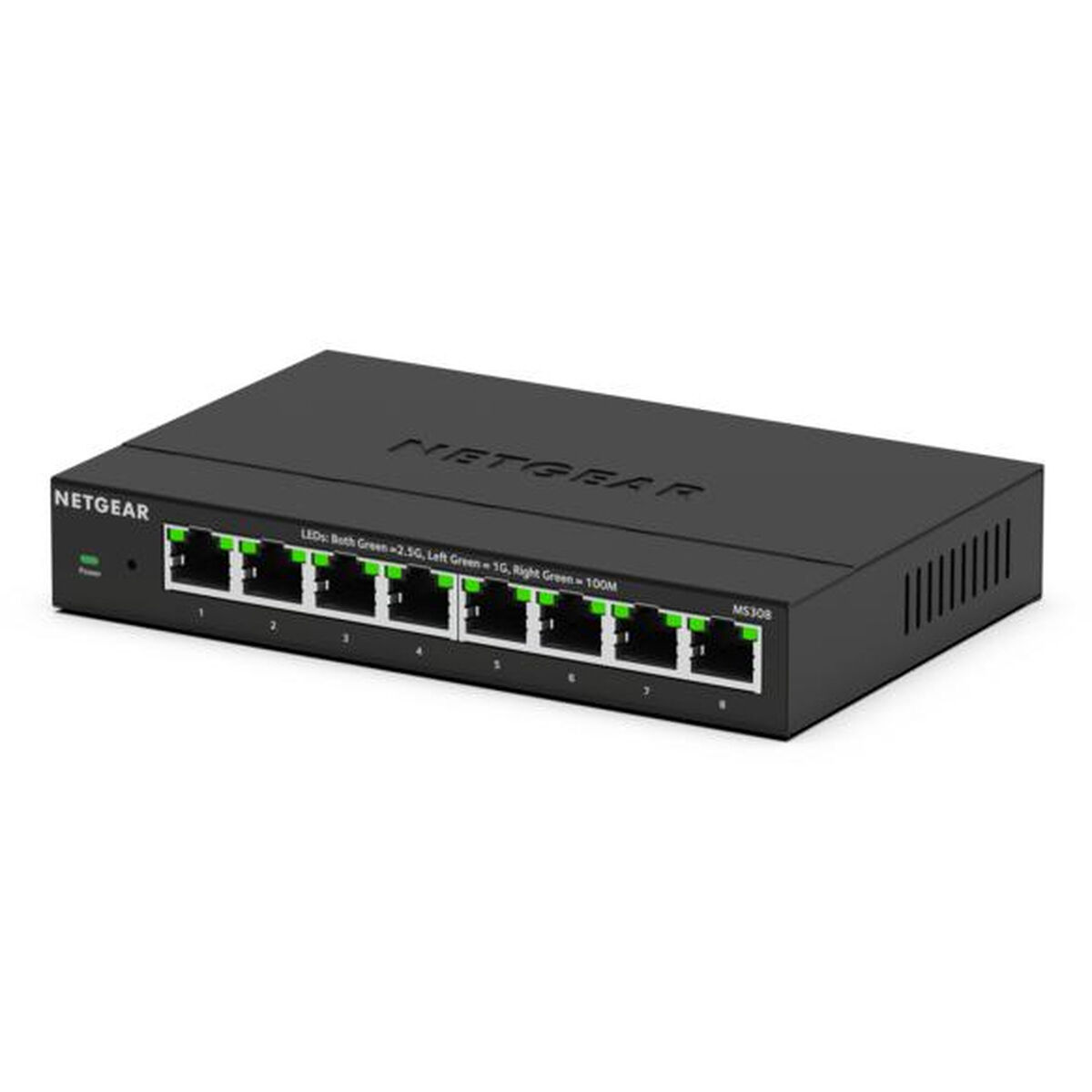 Skrivbords omkopplare Netgear MS308E-100EUS Svart - 5