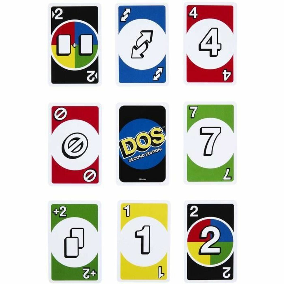 Kortspel Mattel UNO DOS (FR) - 5