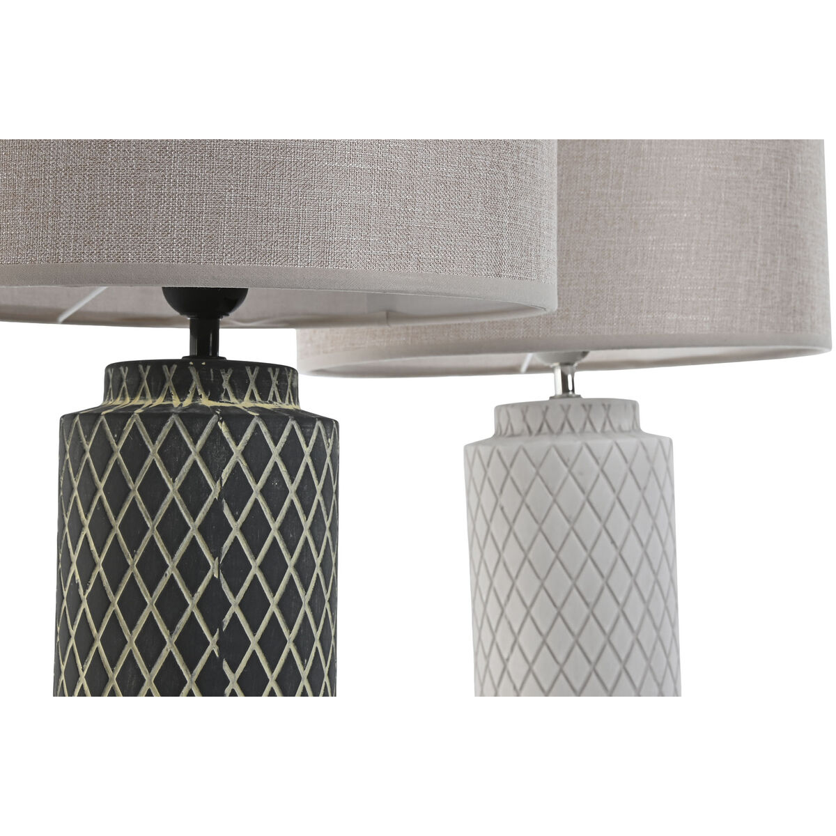 Bordslampa Home ESPRIT Keramik 30 x 30 x 51 cm (2 antal) - 2
