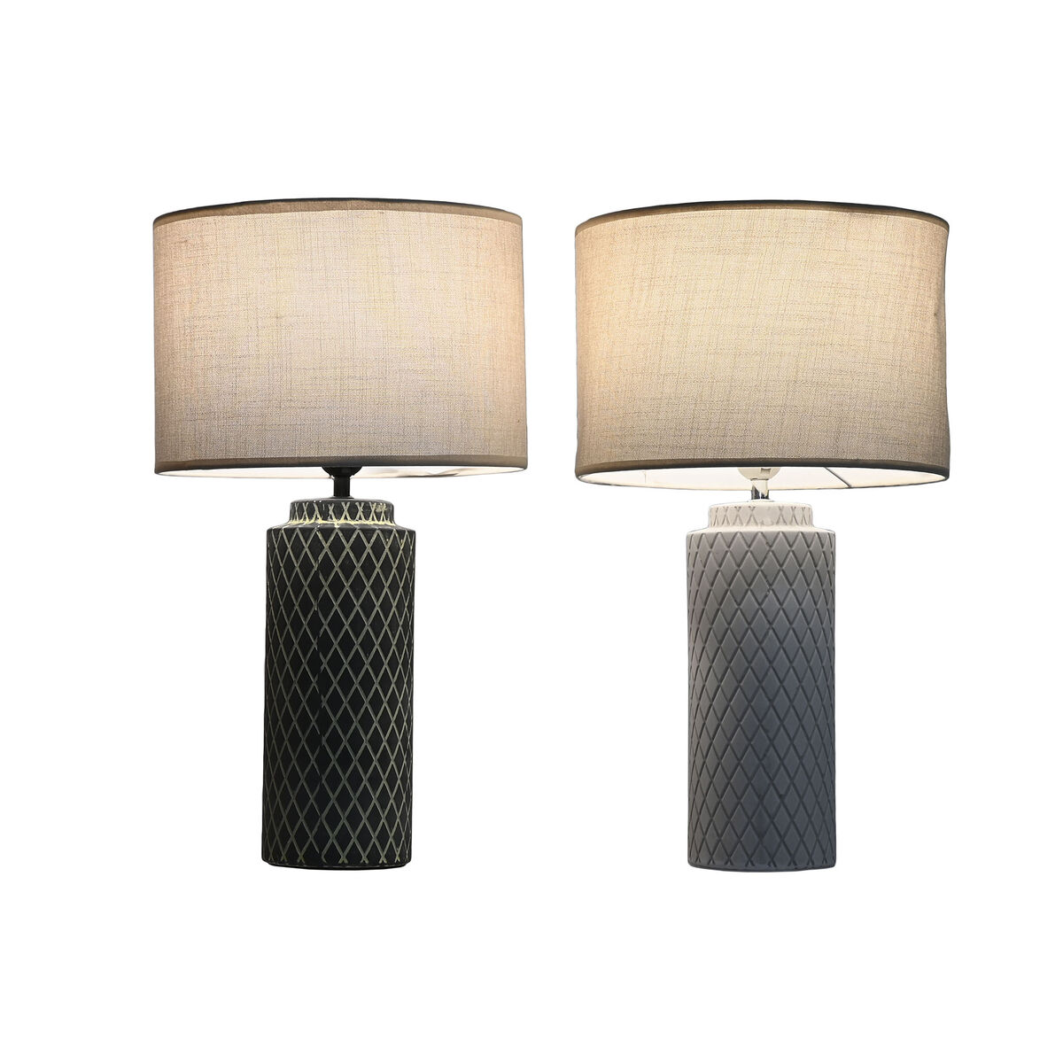 Bordslampa Home ESPRIT Keramik 30 x 30 x 51 cm (2 antal) - 4
