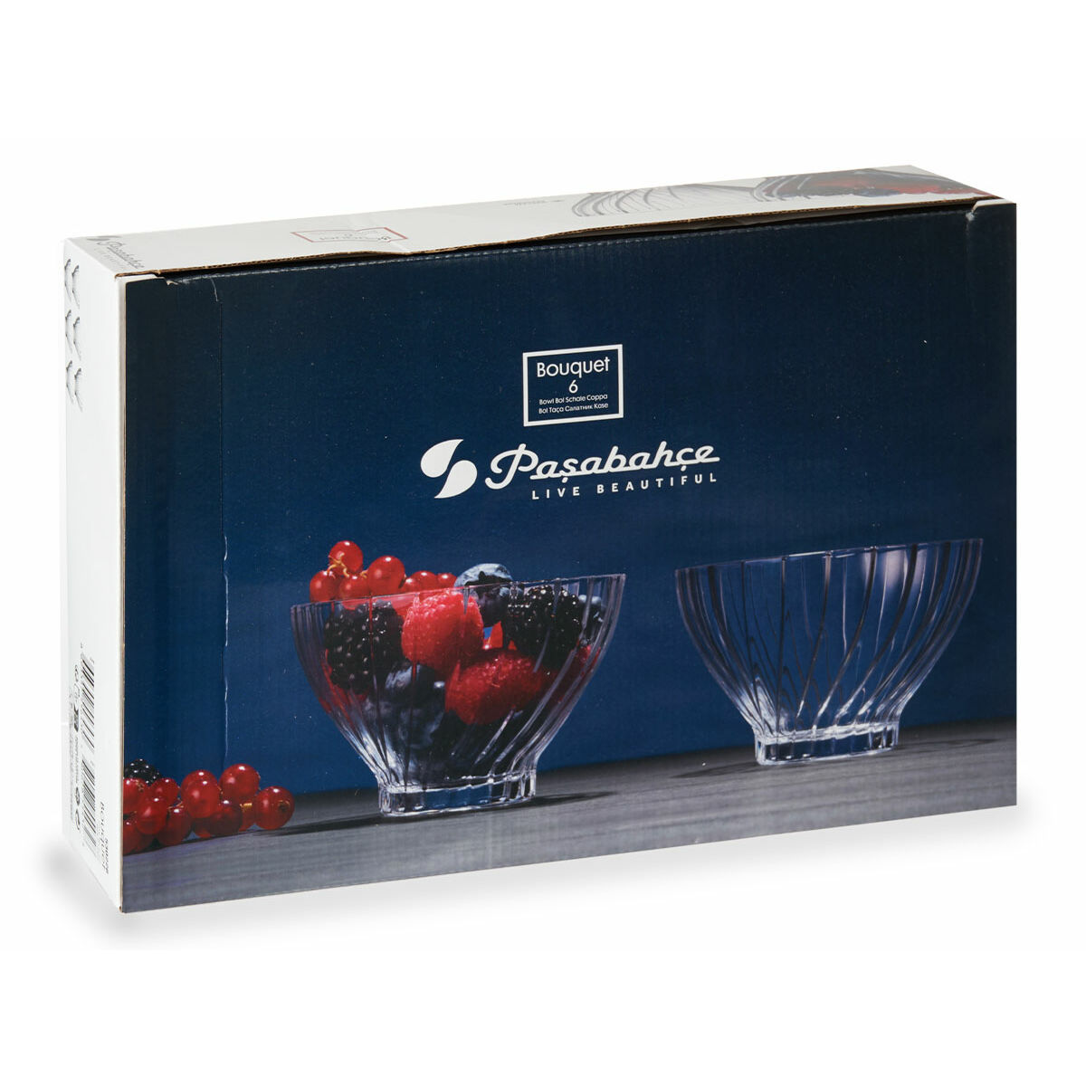 Skålset Pasabahce 1201049-530226 Transparent Glas 290 ml Ø 10,8 x 7 cm (5 antal) - 9