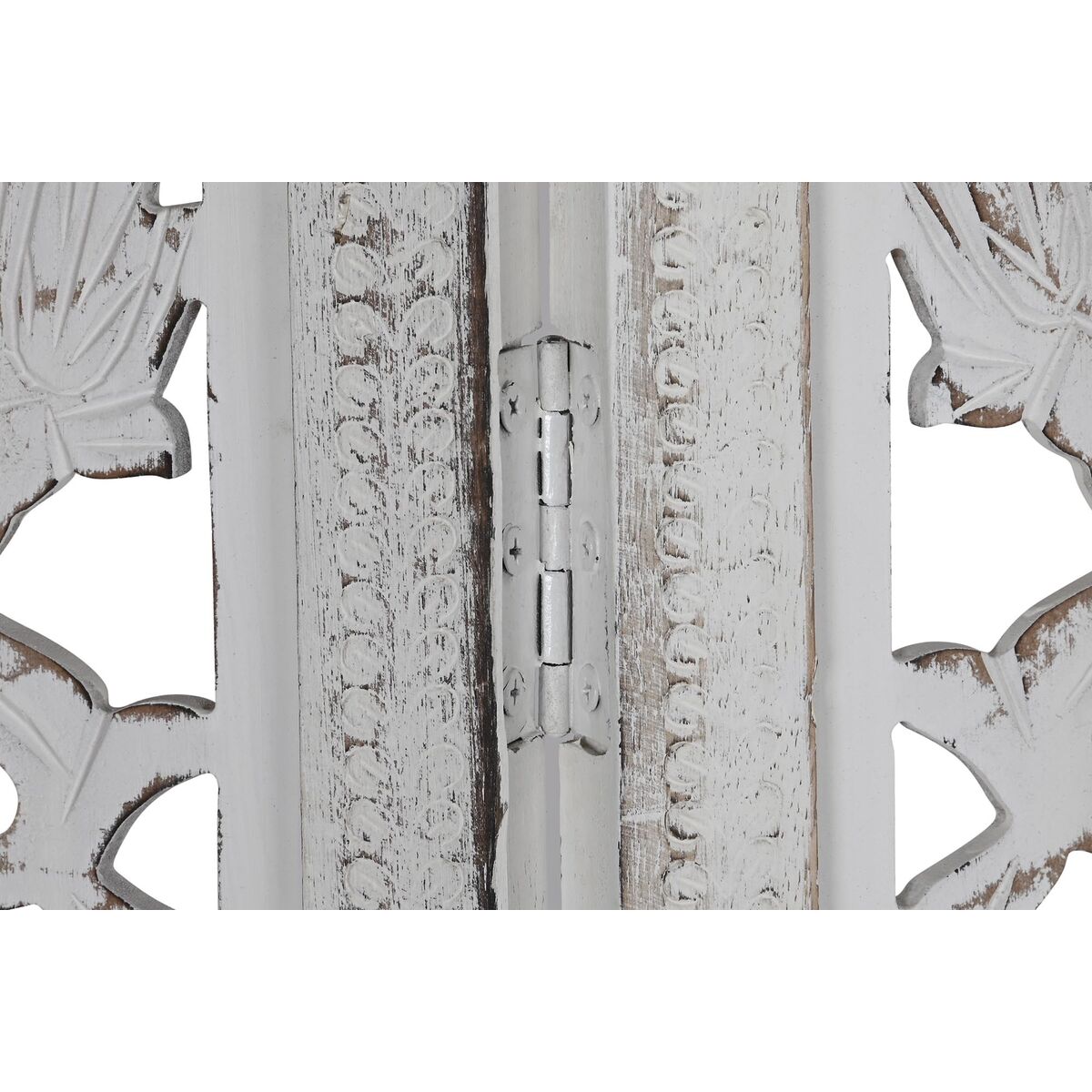 Skärm DKD Home Decor Vit Mangoträ Trä MDF 150 x 2 x 180 cm - 5