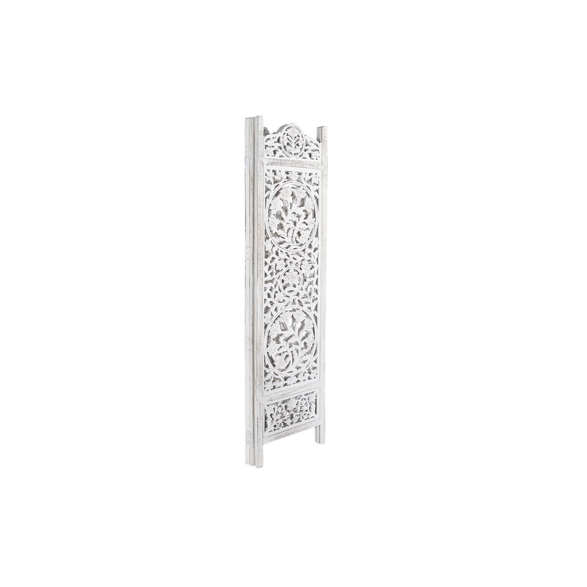 Skärm DKD Home Decor Vit Mangoträ Trä MDF 150 x 2 x 180 cm - 3