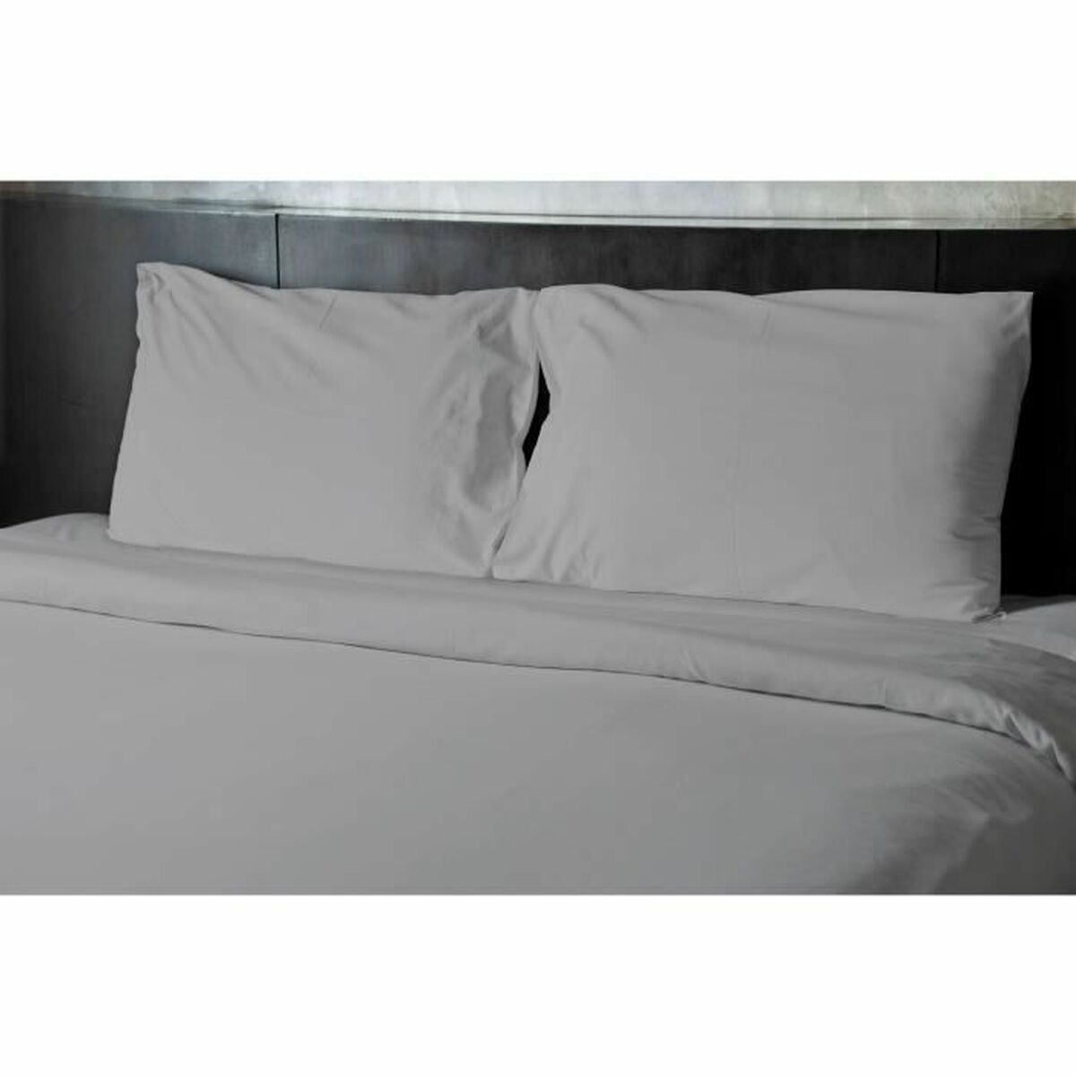 Bäddset HOME LINGE PASSION Flat sheet Grå Säng 180/200 - 2