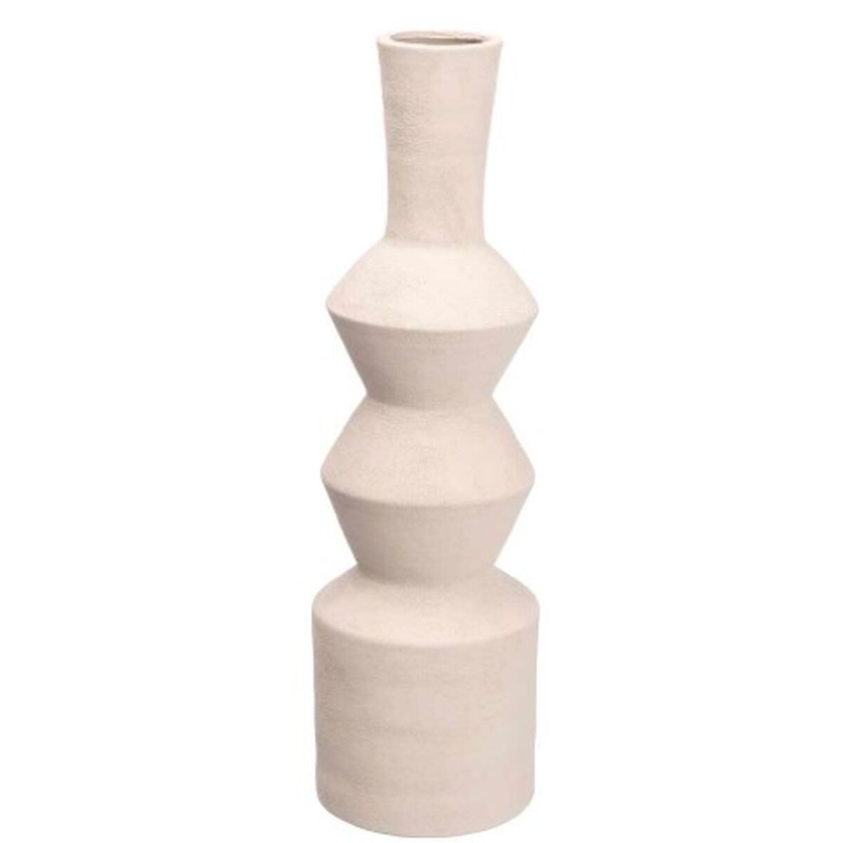 Vas Gift Decor Vit Keramik Geometrisk 15 x 60 x 15 cm