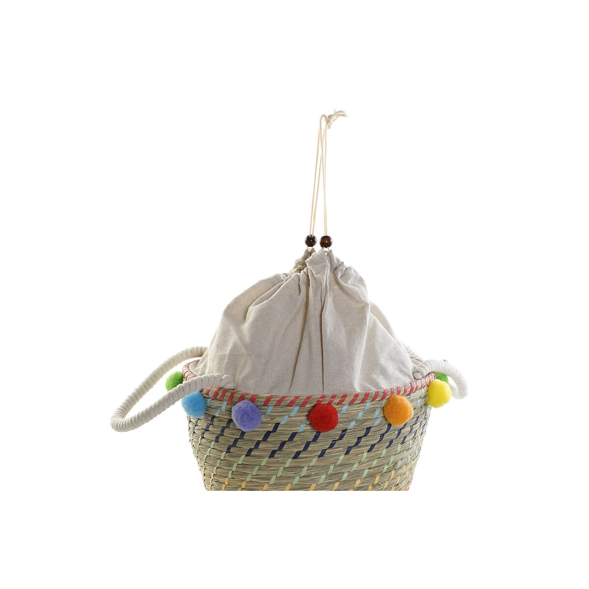 Korg - set DKD Home Decor Tofs Boho 57 x 45 x 42,5 cm - 8