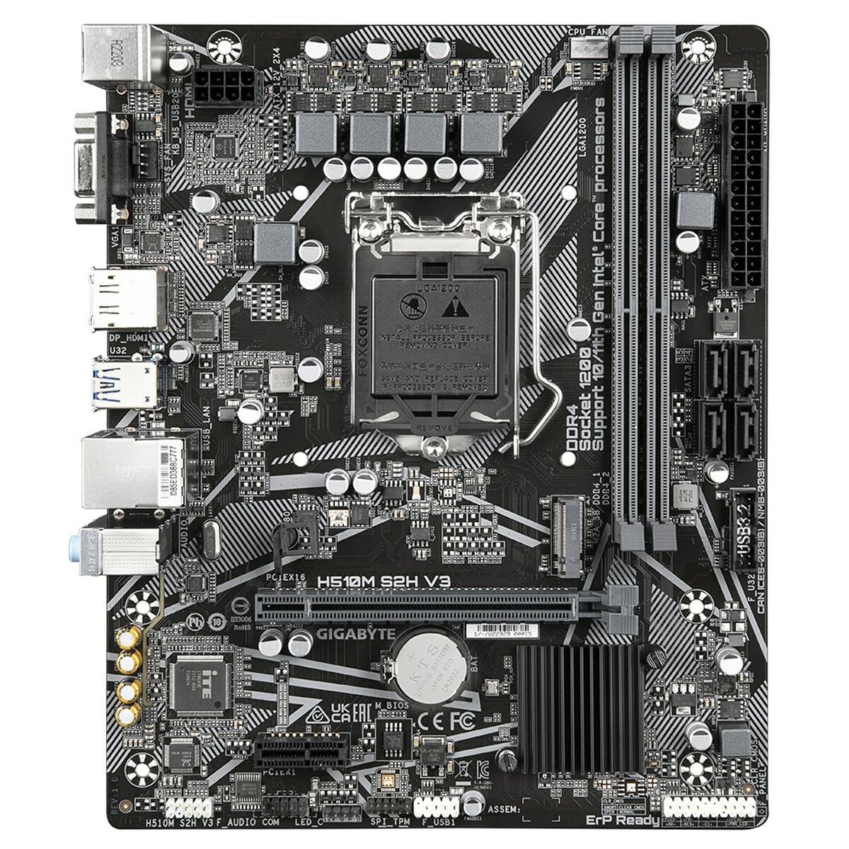 Moderkort Gigabyte H510M S2H V3 Intel® H470 Express INTEL H470 EXPRESS LGA 1200 - 5