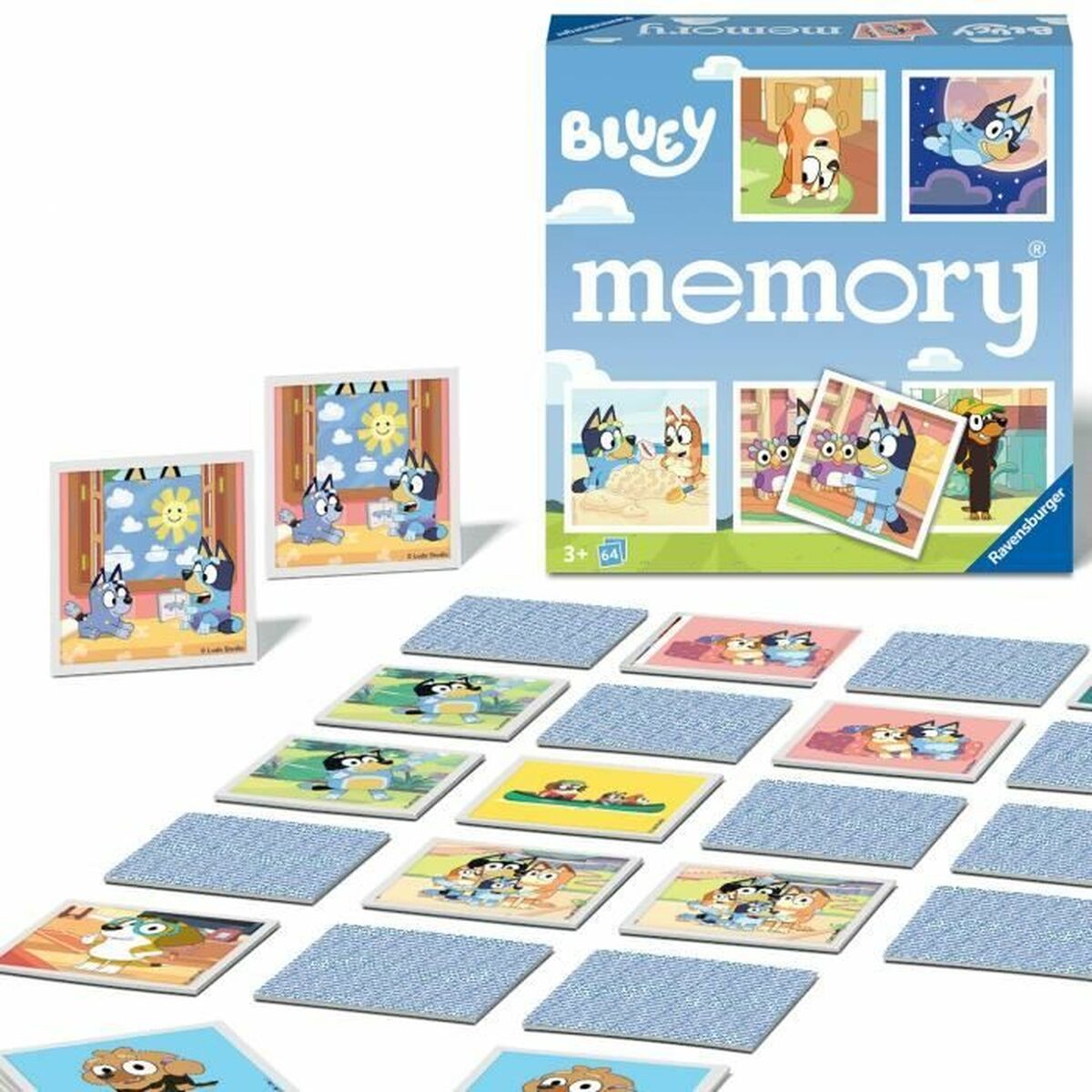 Sällskapsspel Ravensburger Grand memory® Bluey - 3