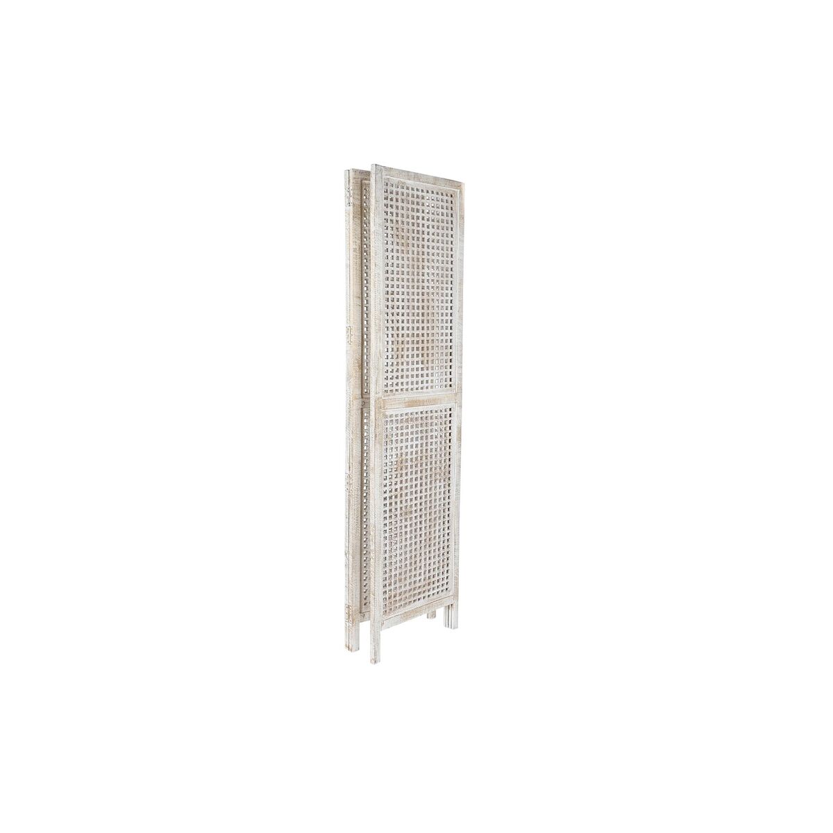 Skärm DKD Home Decor Vit Mangoträ Trä MDF 150 x 2 x 180 cm - 3