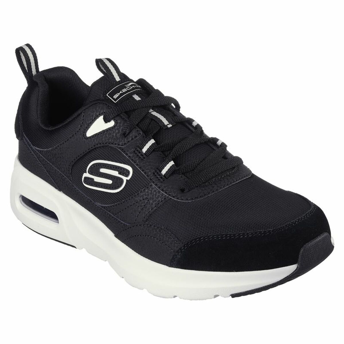 Gymnastikskor, Herr Skechers Skech-Air Court Homegrown Svart - 5