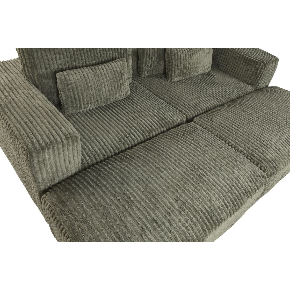 Soffa Home ESPRIT Grön Scandi 220 x 158 x 91 cm - 3
