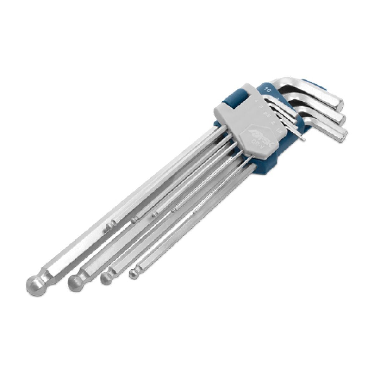 Insexnyckelsats Ferrestock 1,5 - 2 - 2,5 - 3 - 4 - 5 - 6 - 8 - 10 mm 9 pcs - 2