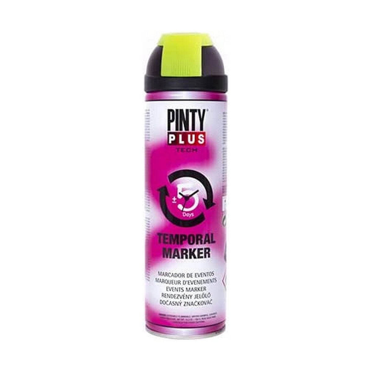 Sprejfärg Pintyplus Tech T146 Årstidsbaserad Gul 500 ml