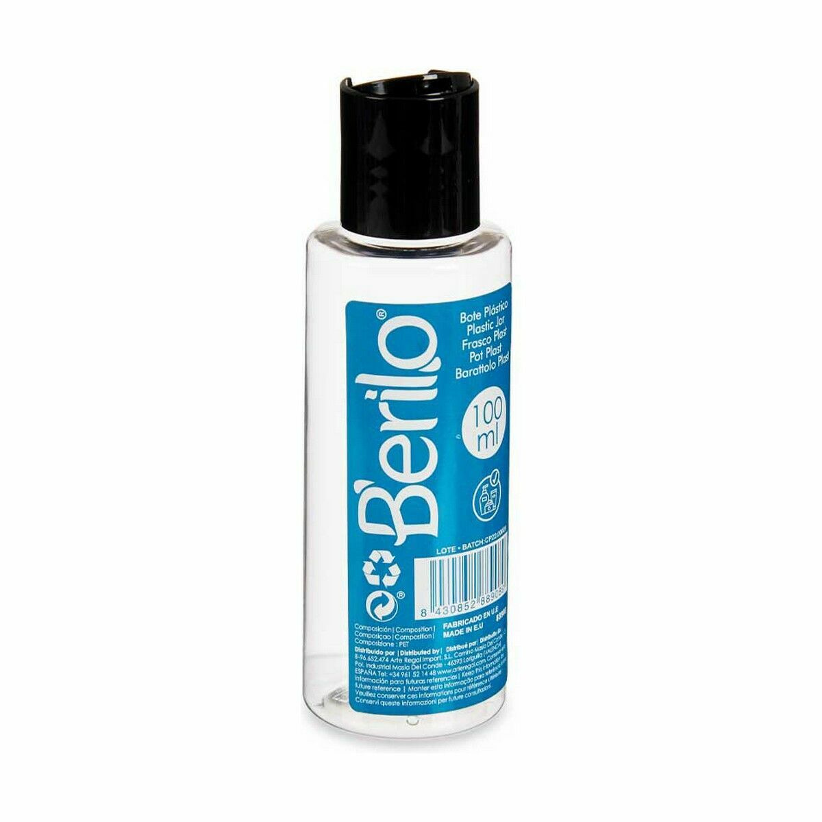 Resedispenser Berilo SE1541-VERTIDOR Svart Transparent Plast 100 ml (24 antal) - 5