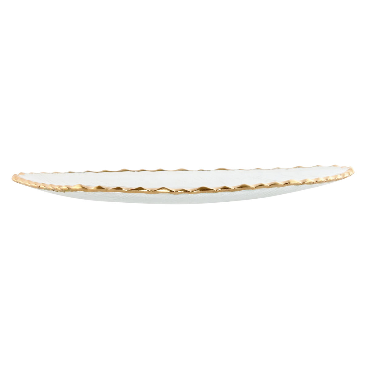 Bordsdekoration Home ESPRIT Transparent Gyllene Abstrakt Modern 29 x 23 x 2 cm - 3