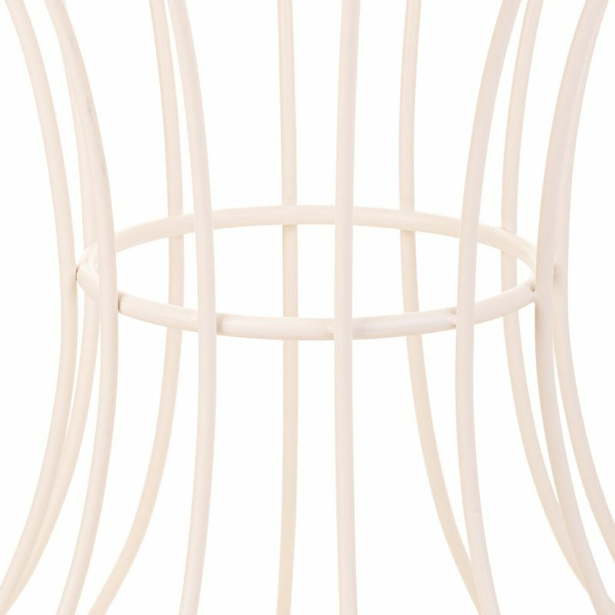 Sidobord Alexandra House Living Vit Järn 20 x 50 x 21 cm - 6