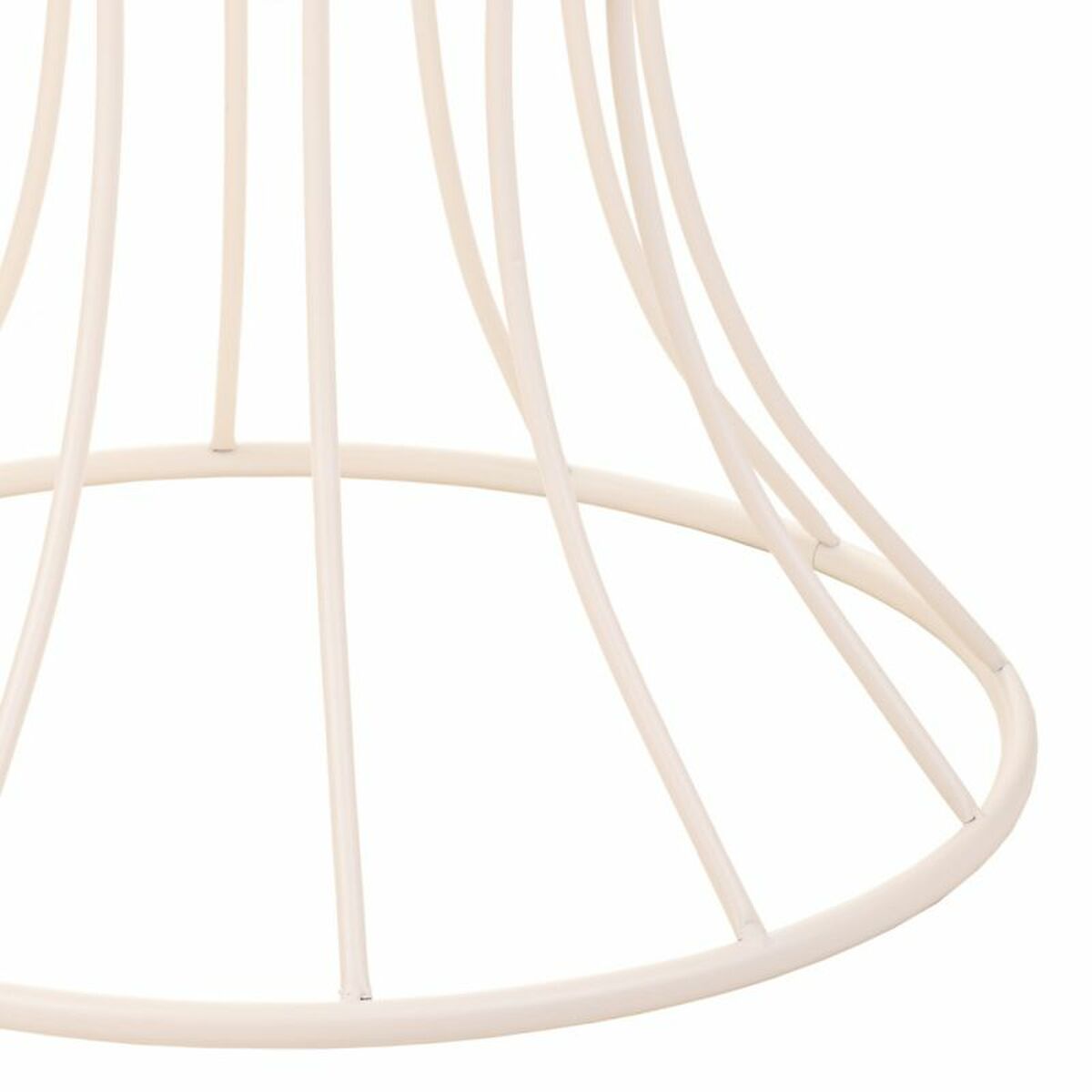 Sidobord Alexandra House Living Vit Järn 20 x 50 x 21 cm - 7