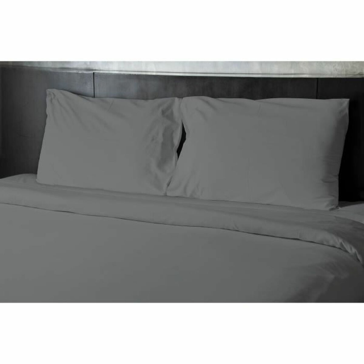 Bäddset HOME LINGE PASSION Flat sheet Grå Säng 180/200 - 2