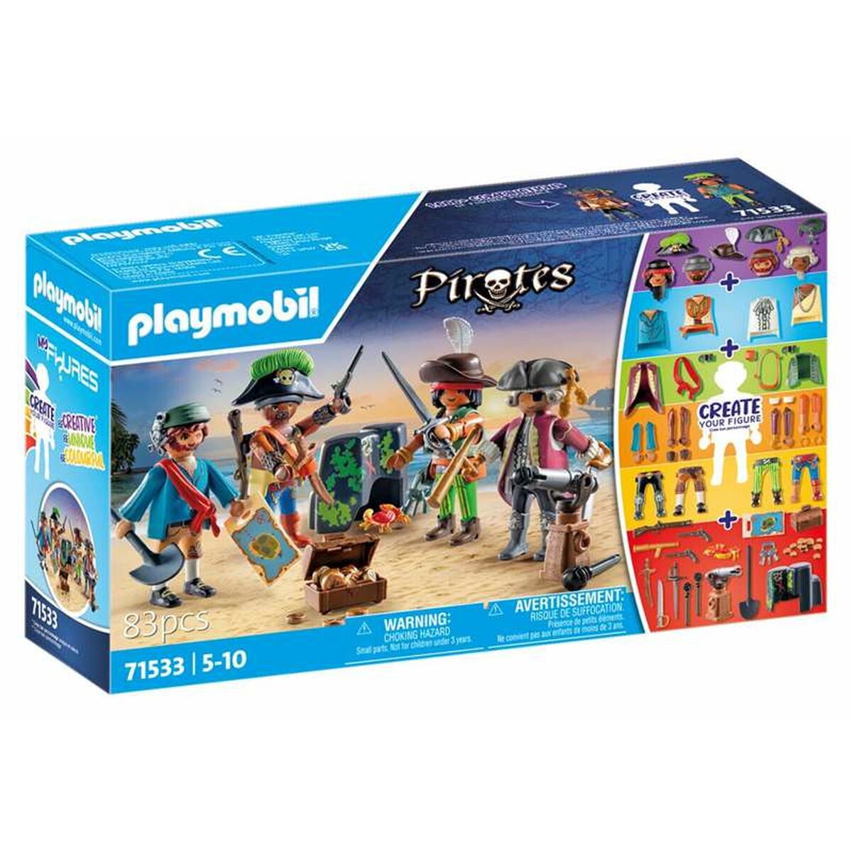 Playset Playmobil Pirates 71533 83 Delar - 2