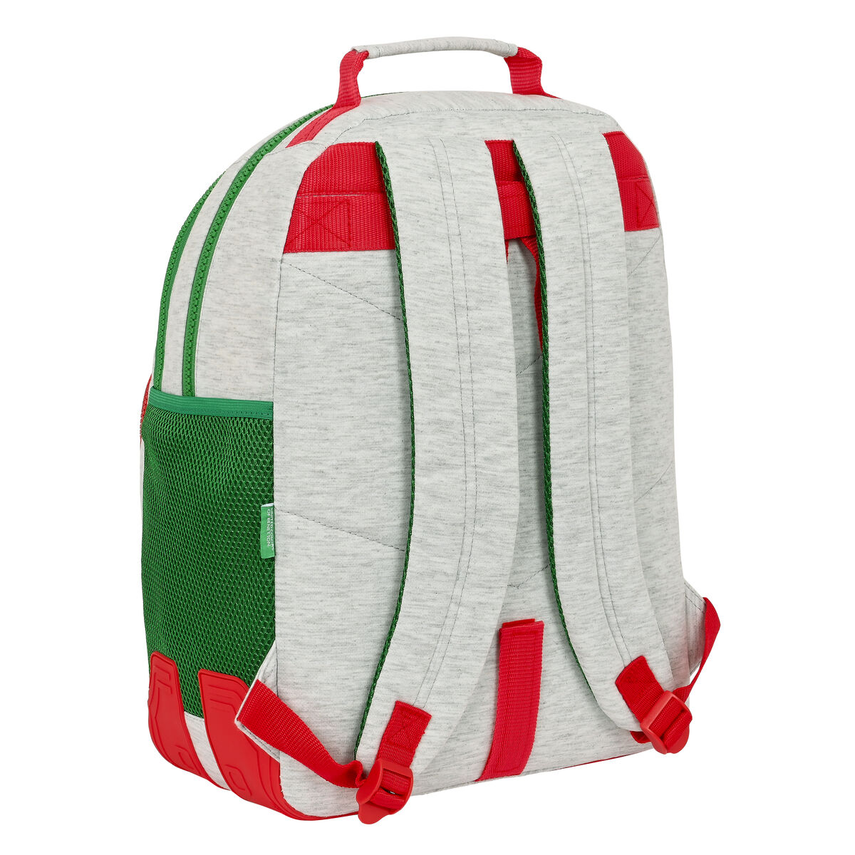 Skolryggsäck Benetton Pop Grå (32 x 42 x 15 cm) - 2